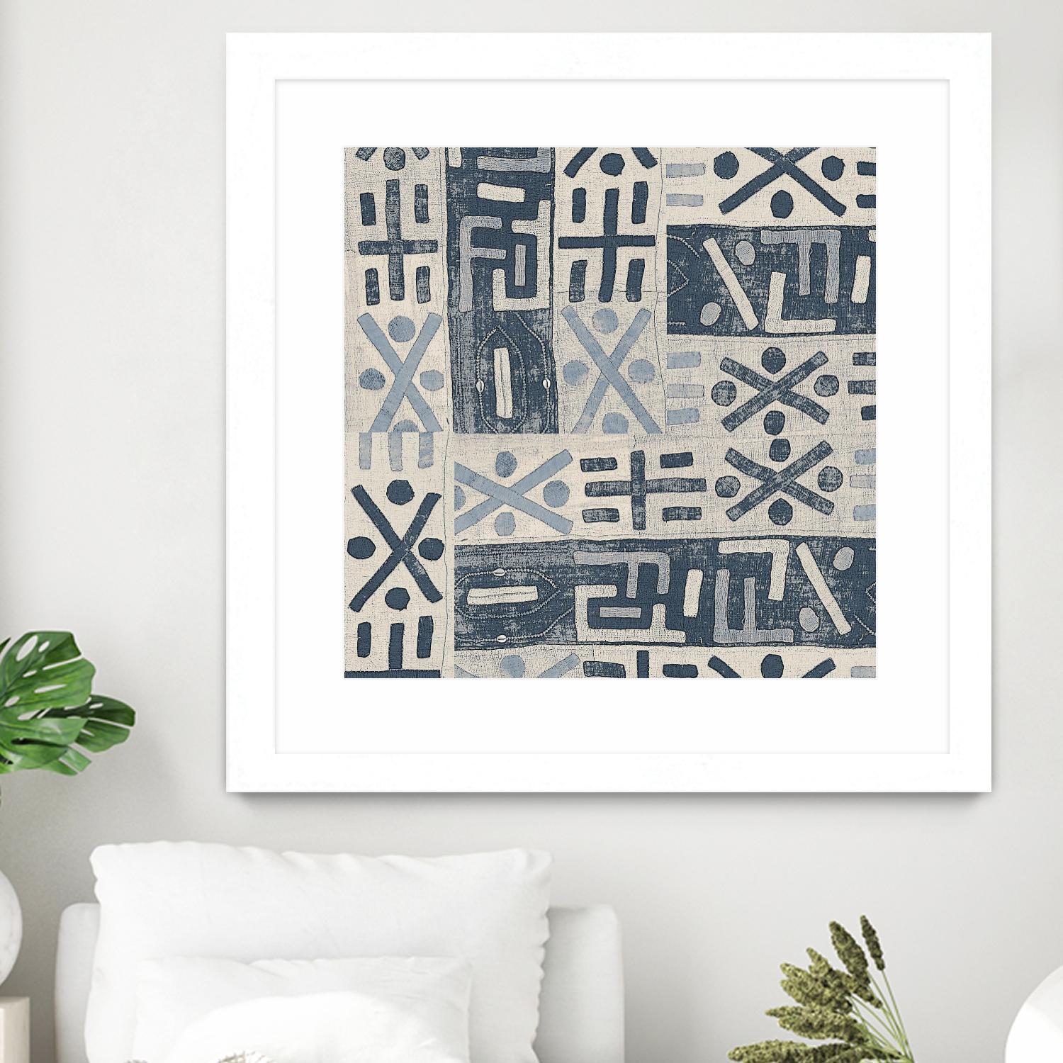 Neutral Mudcloth Pattern by Nicholas Biscardi on GIANT ART - pattern abstract
