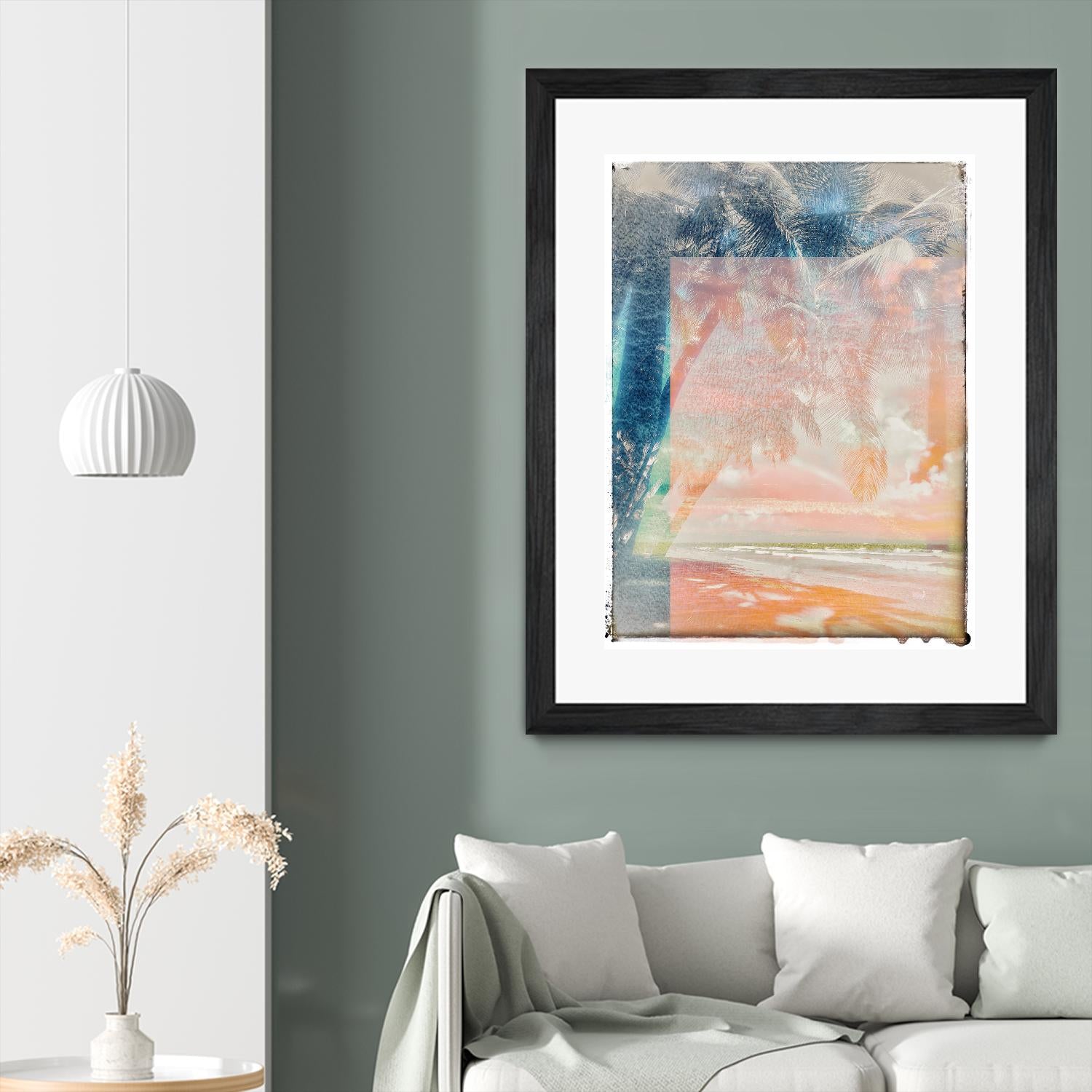 Retro Palms by Acosta on GIANT ART - multi photography