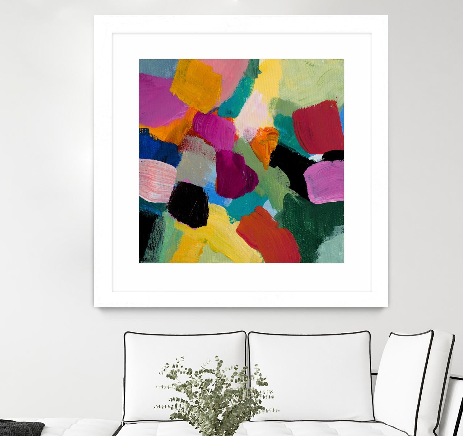 Spring Confetti I by Lanie Loreth on GIANT ART - pink abstract
