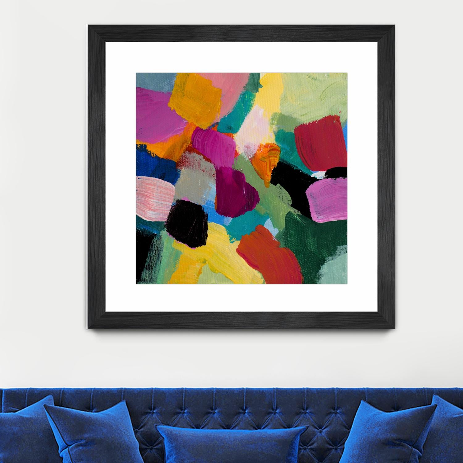 Spring Confetti I by Lanie Loreth on GIANT ART - pink abstract