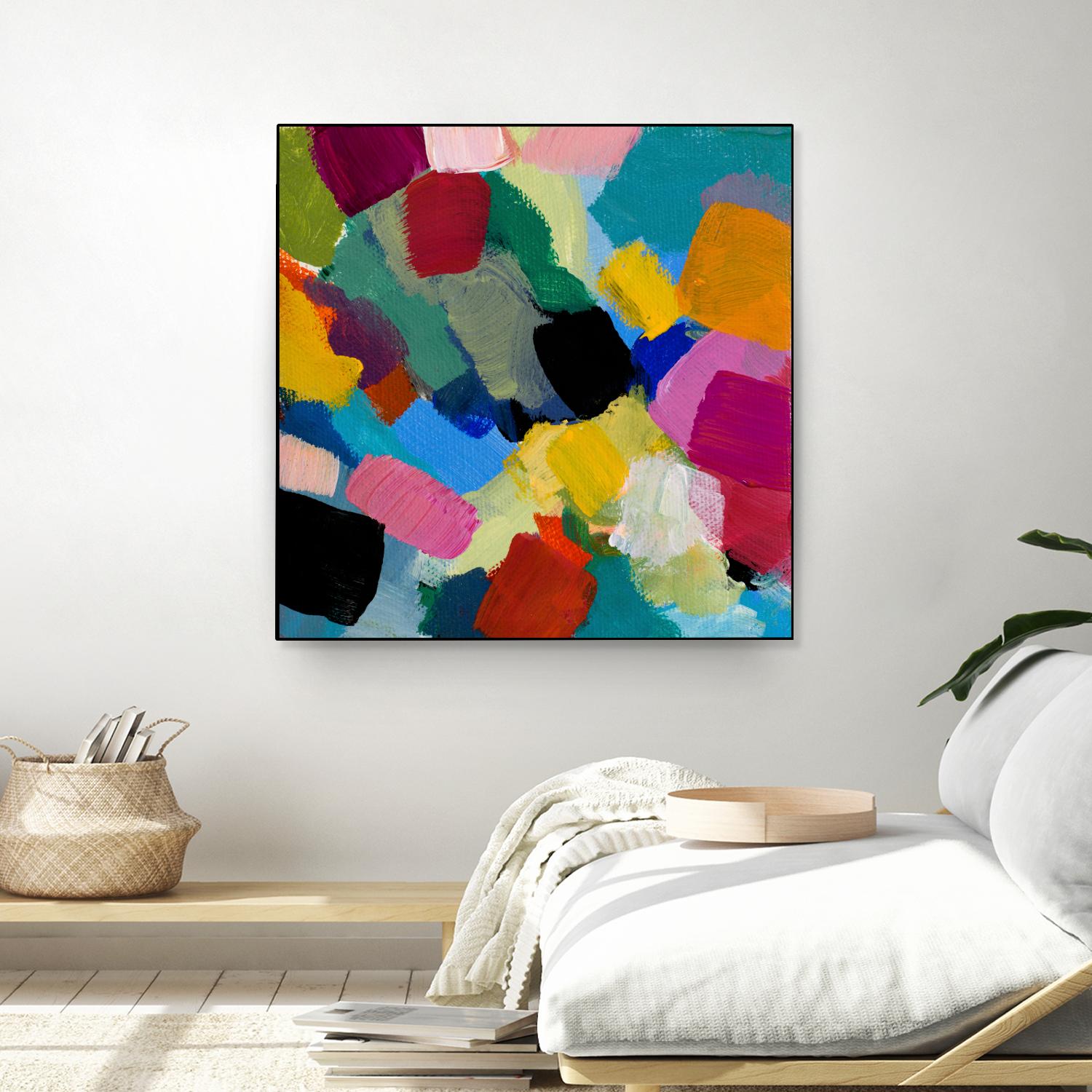 Spring Confetti II by Lanie Loreth on GIANT ART - pink abstract