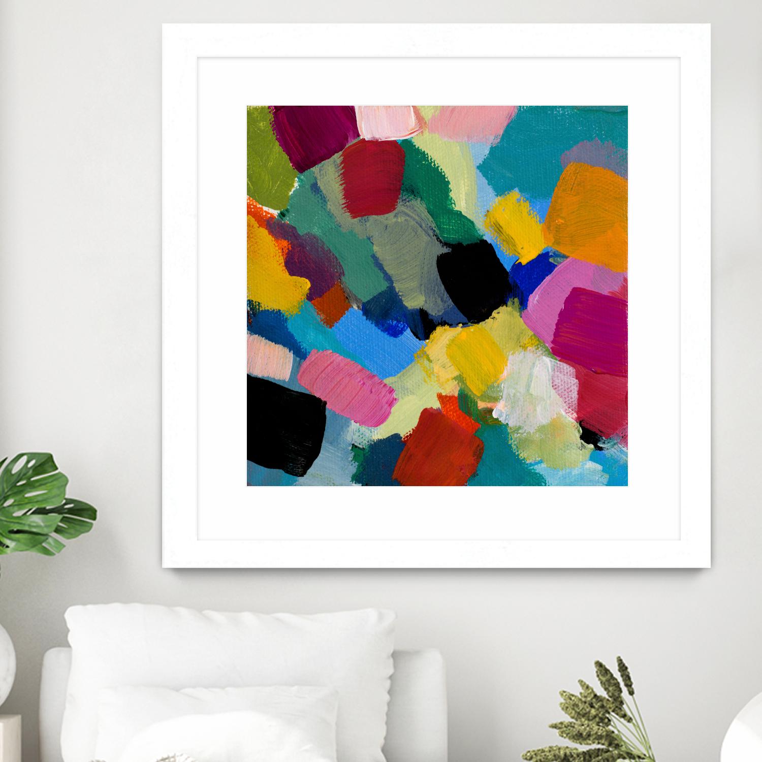 Spring Confetti II by Lanie Loreth on GIANT ART - pink abstract