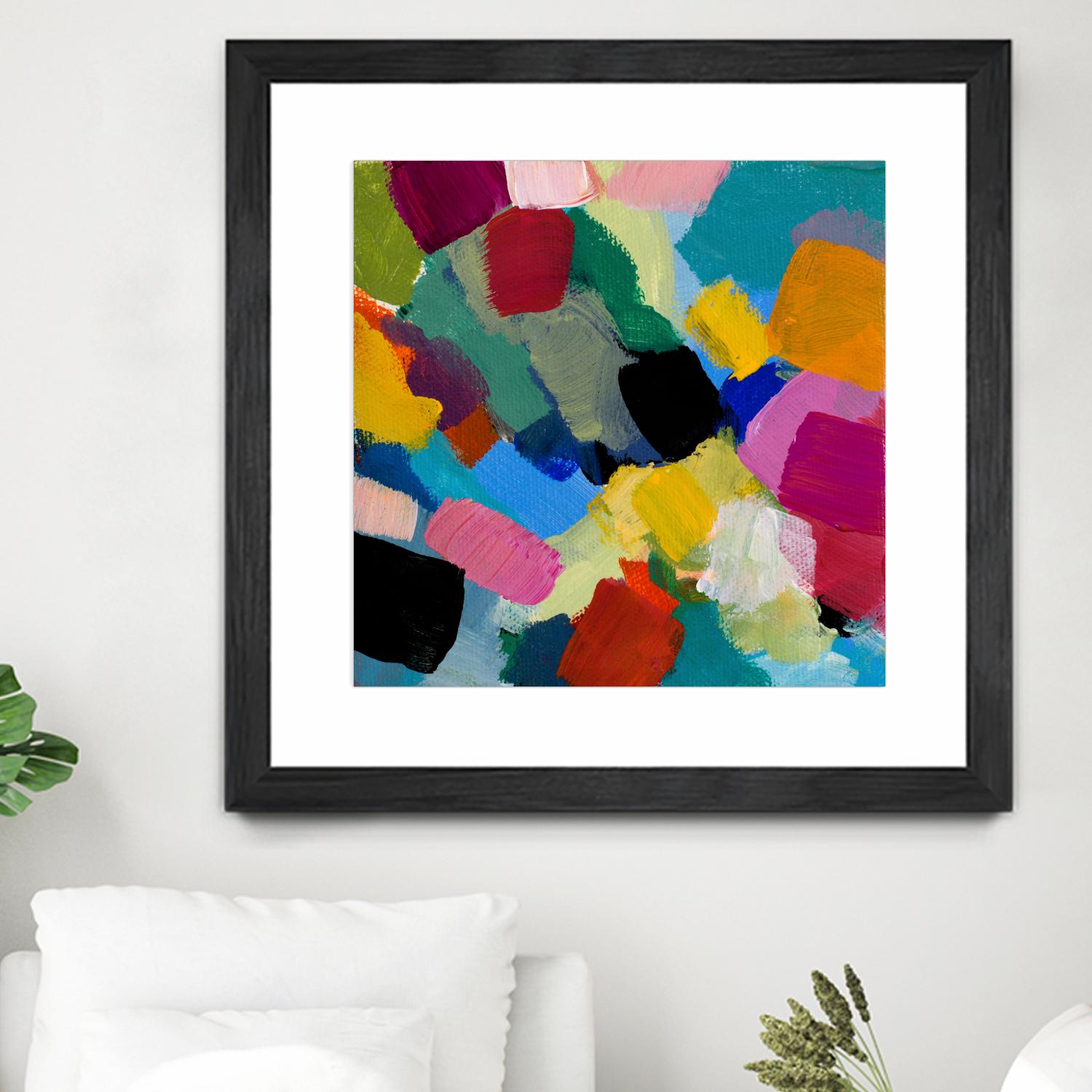 Spring Confetti II by Lanie Loreth on GIANT ART - pink abstract