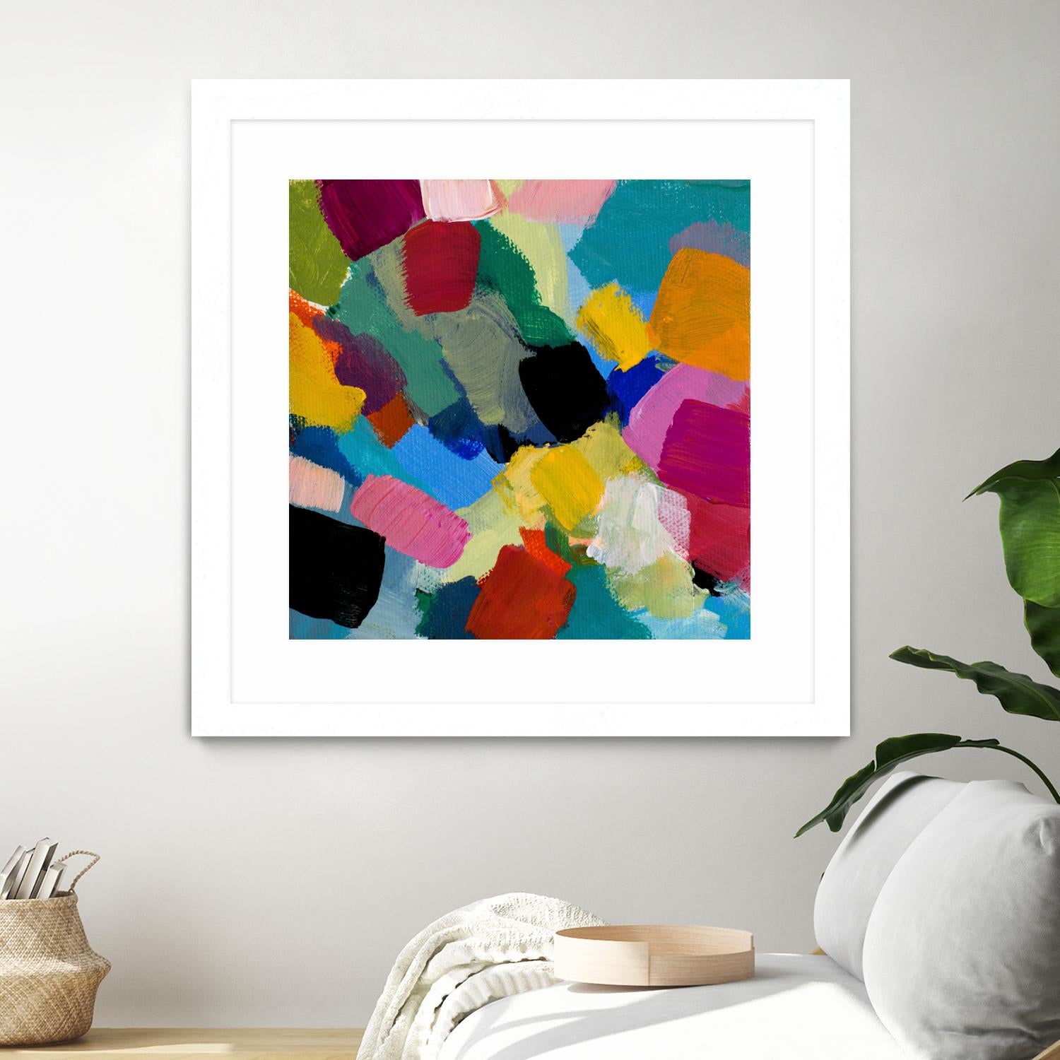 Spring Confetti II by Lanie Loreth on GIANT ART - pink abstract