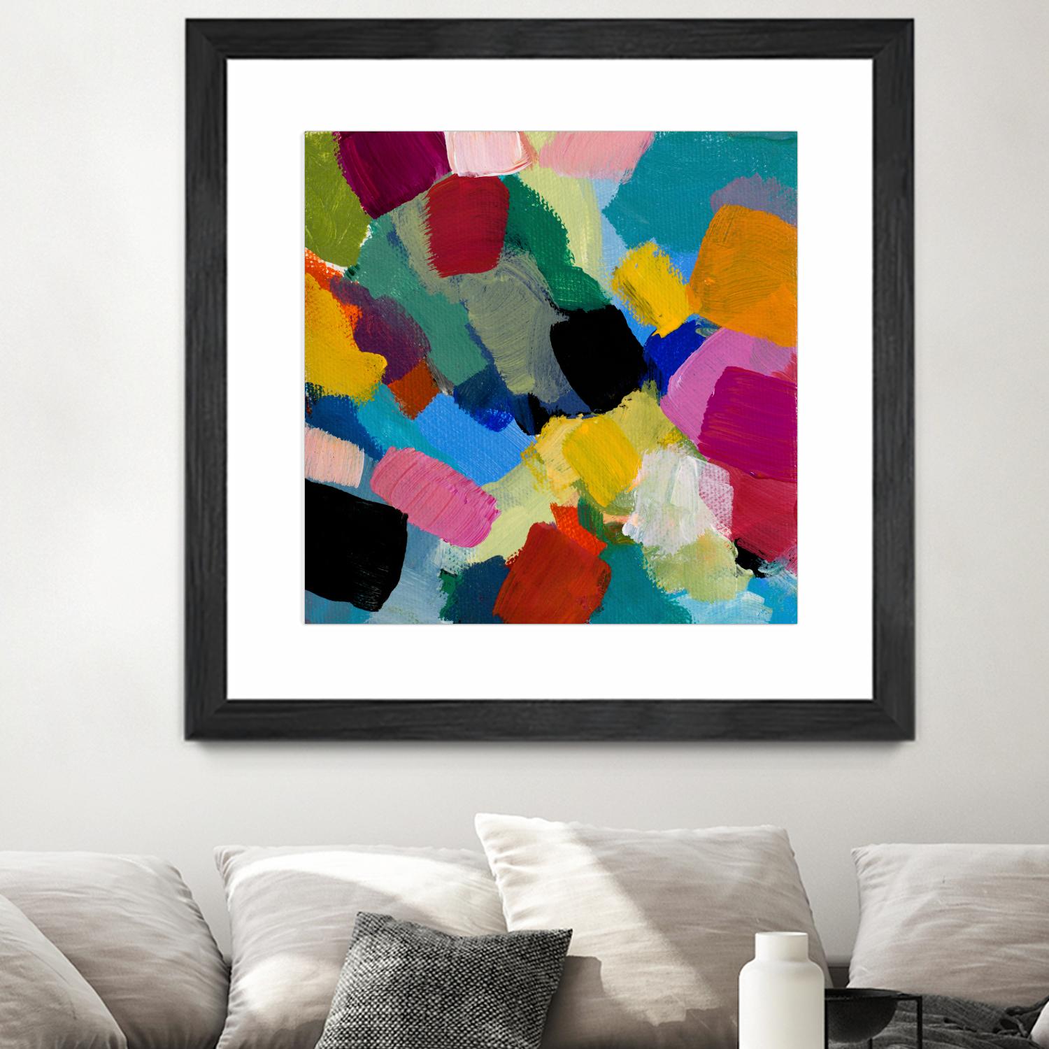Spring Confetti II by Lanie Loreth on GIANT ART - pink abstract