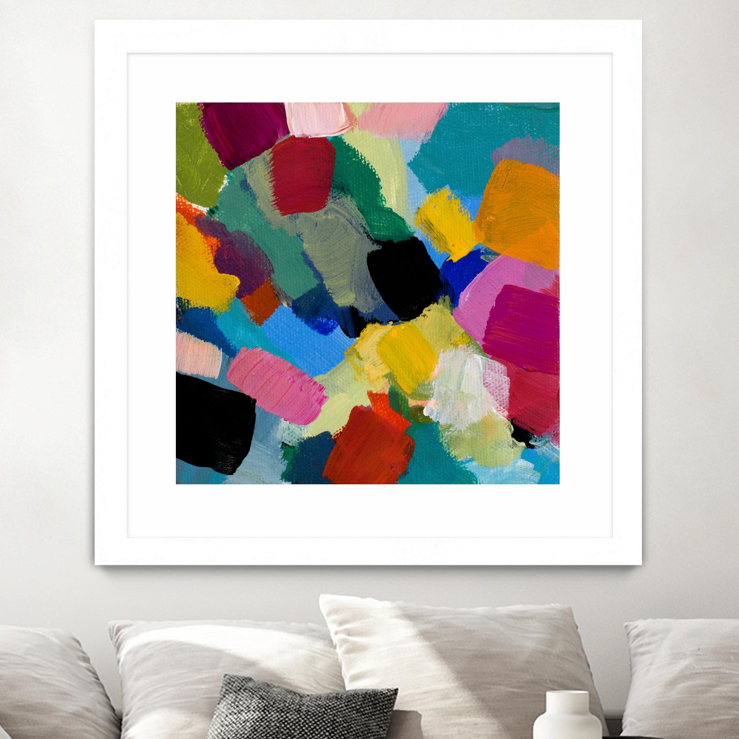 Spring Confetti II by Lanie Loreth on GIANT ART - pink abstract
