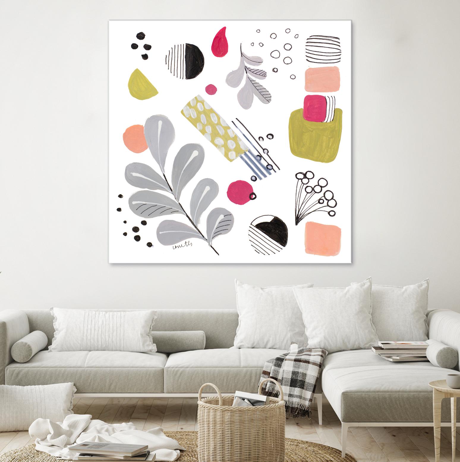 Mother Nature I by lanie Loreth on GIANT ART - multi leaves