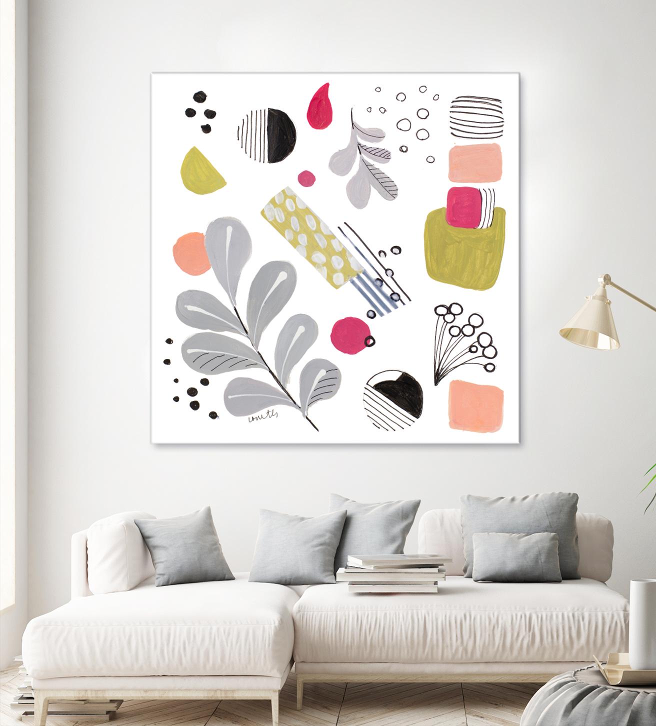 Mother Nature I by lanie Loreth on GIANT ART - multi leaves