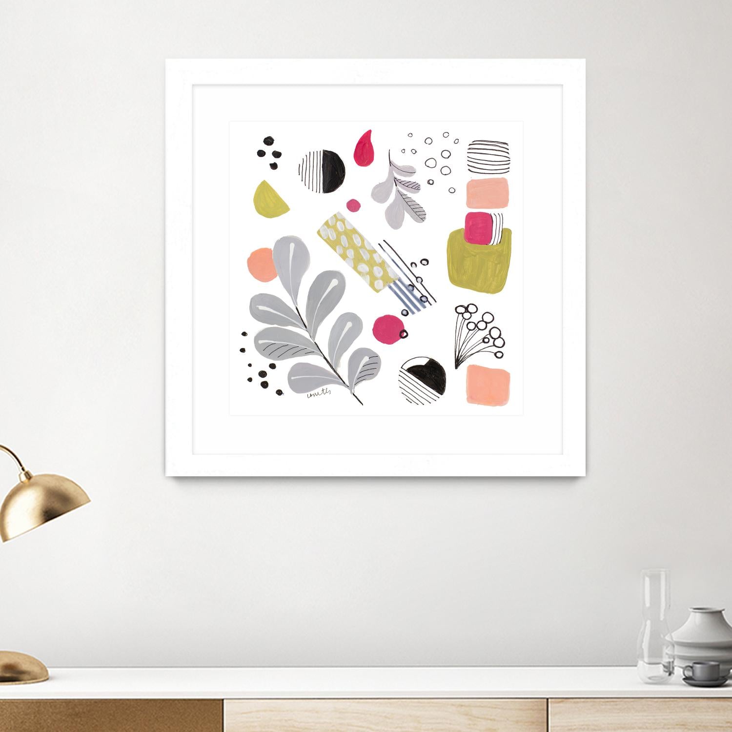 Mother Nature I by lanie Loreth on GIANT ART - multi leaves