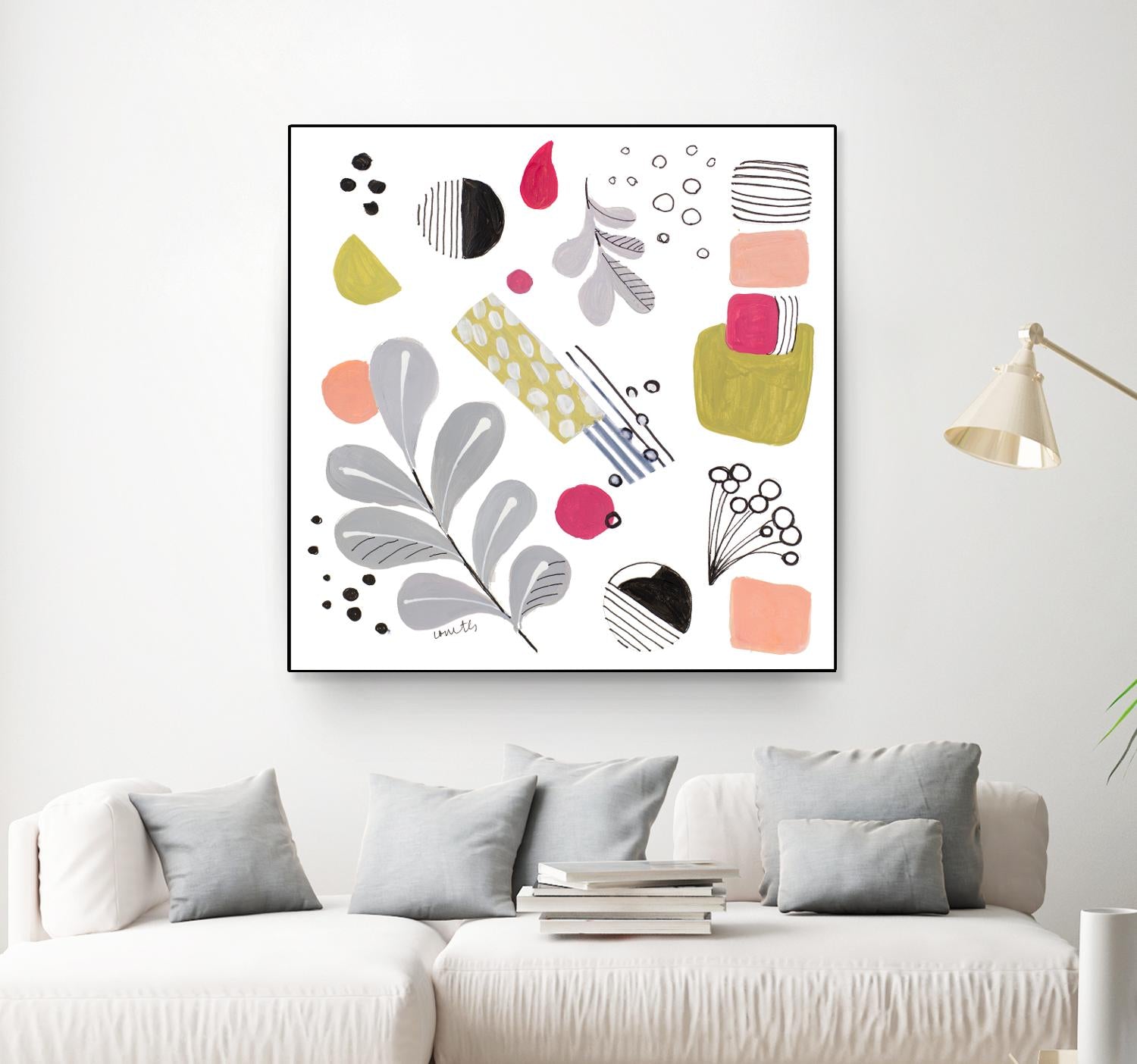 Mother Nature I by lanie Loreth on GIANT ART - multi leaves