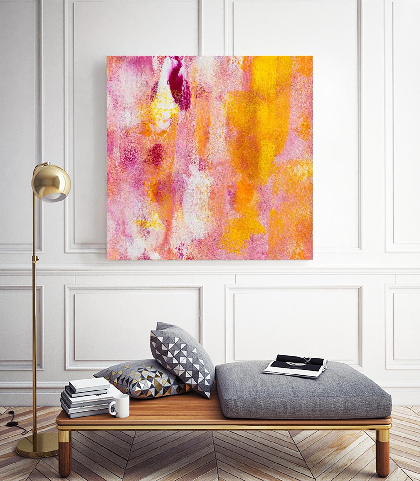 Pink Abstract II by Lanie Loreth on GIANT ART - pink abstract