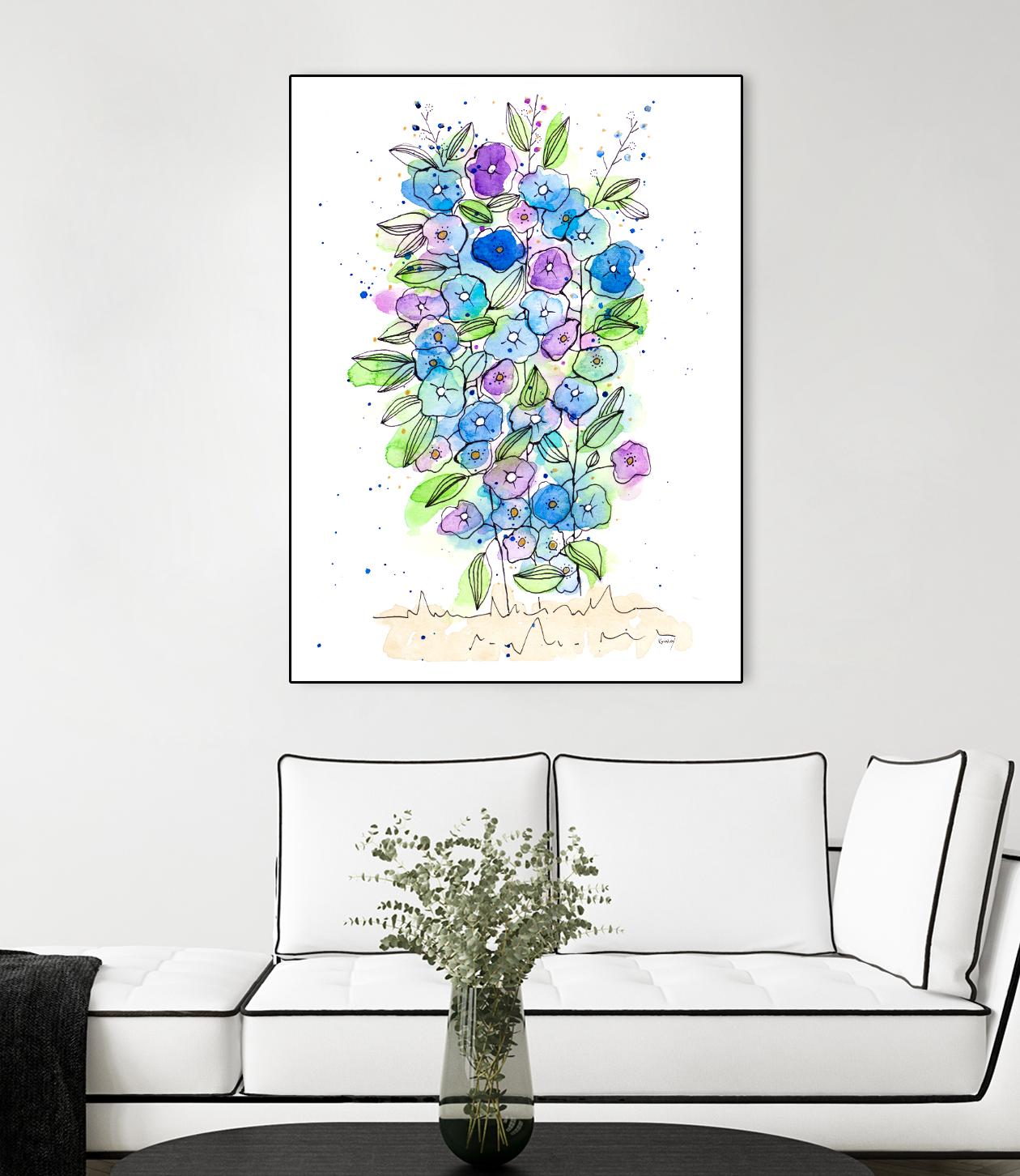 So Much Happiness by Krinlox on GIANT ART - multi floral