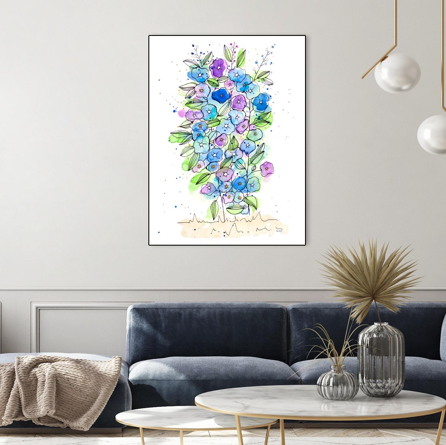 So Much Happiness by Krinlox on GIANT ART - multi floral