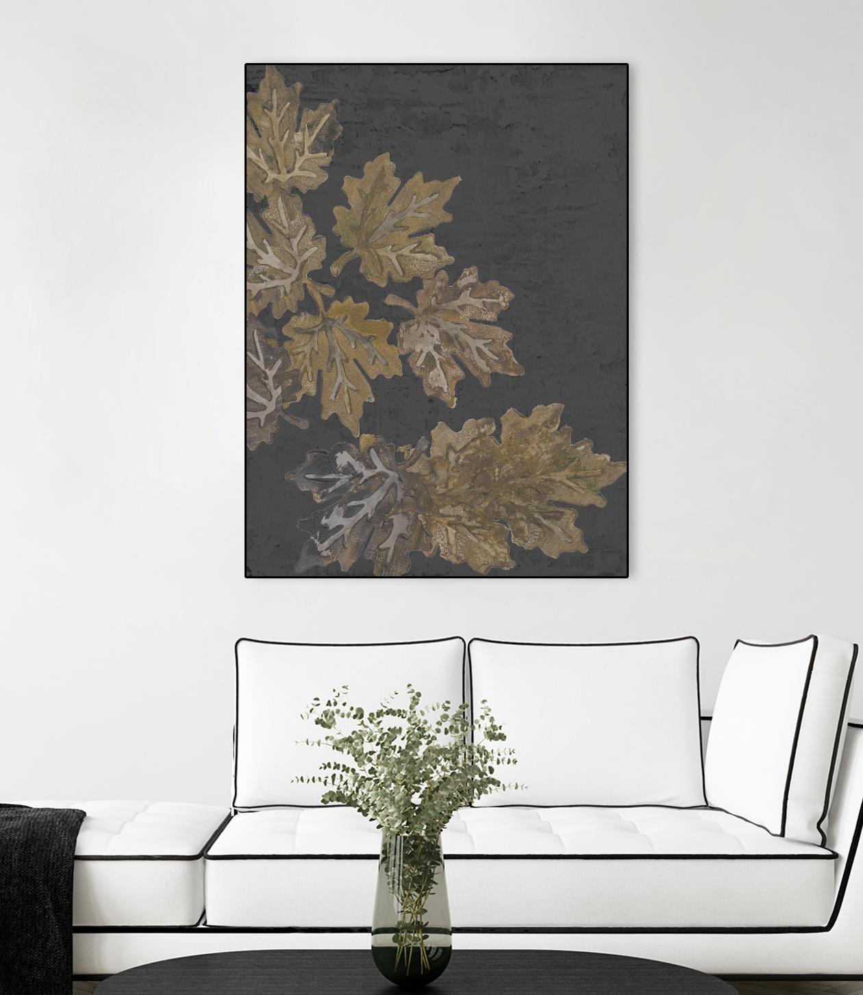 Autumn Night by Gina Ritter on GIANT ART - leaves