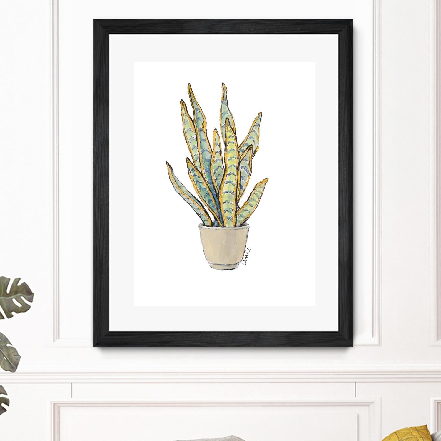 Mother In Law Plant in Pot by Lanie Loreth on GIANT ART - floral southwestern and western