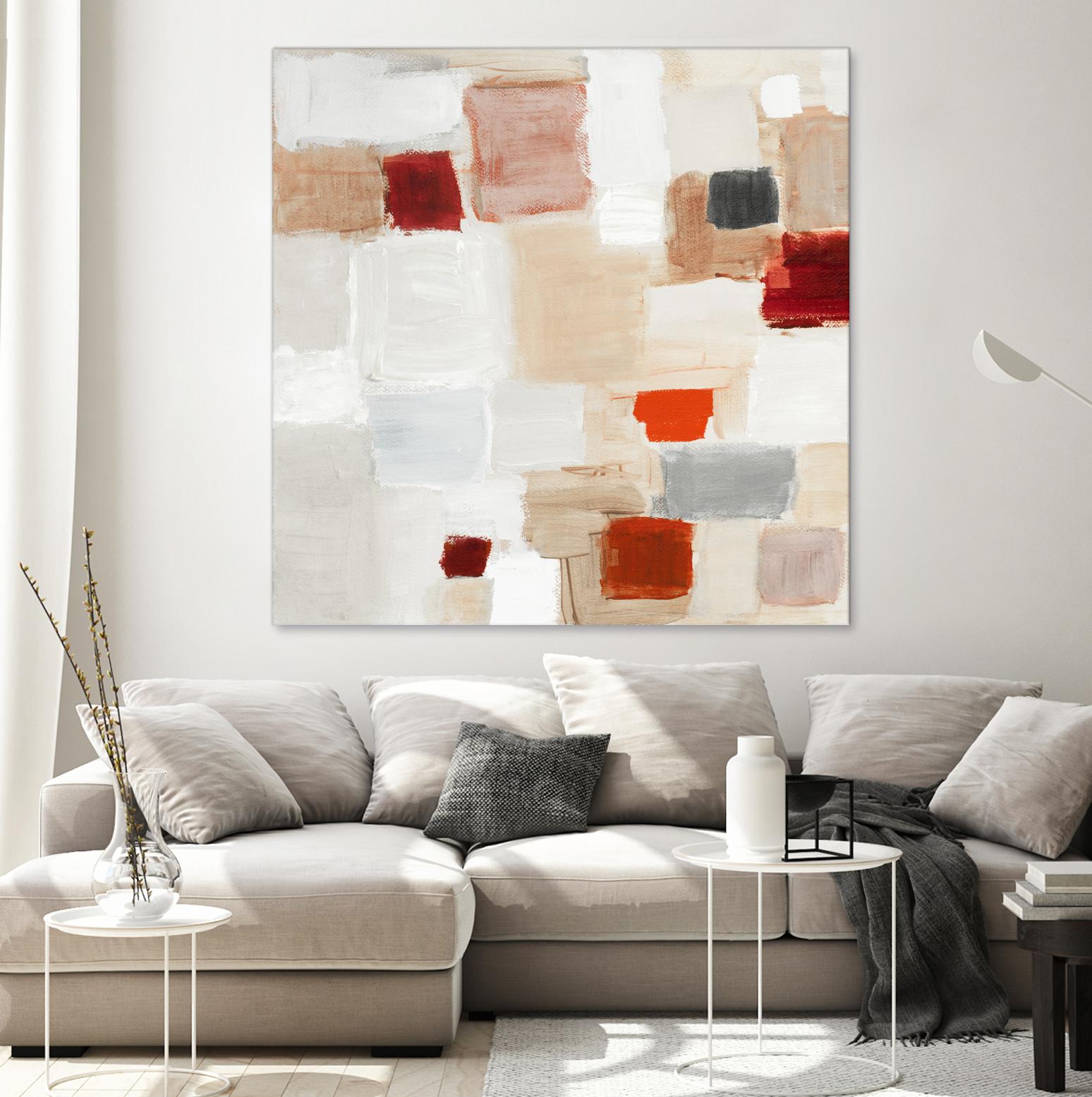 A Cool Moment in Time I by Lanie Loreth on GIANT ART - white abstract