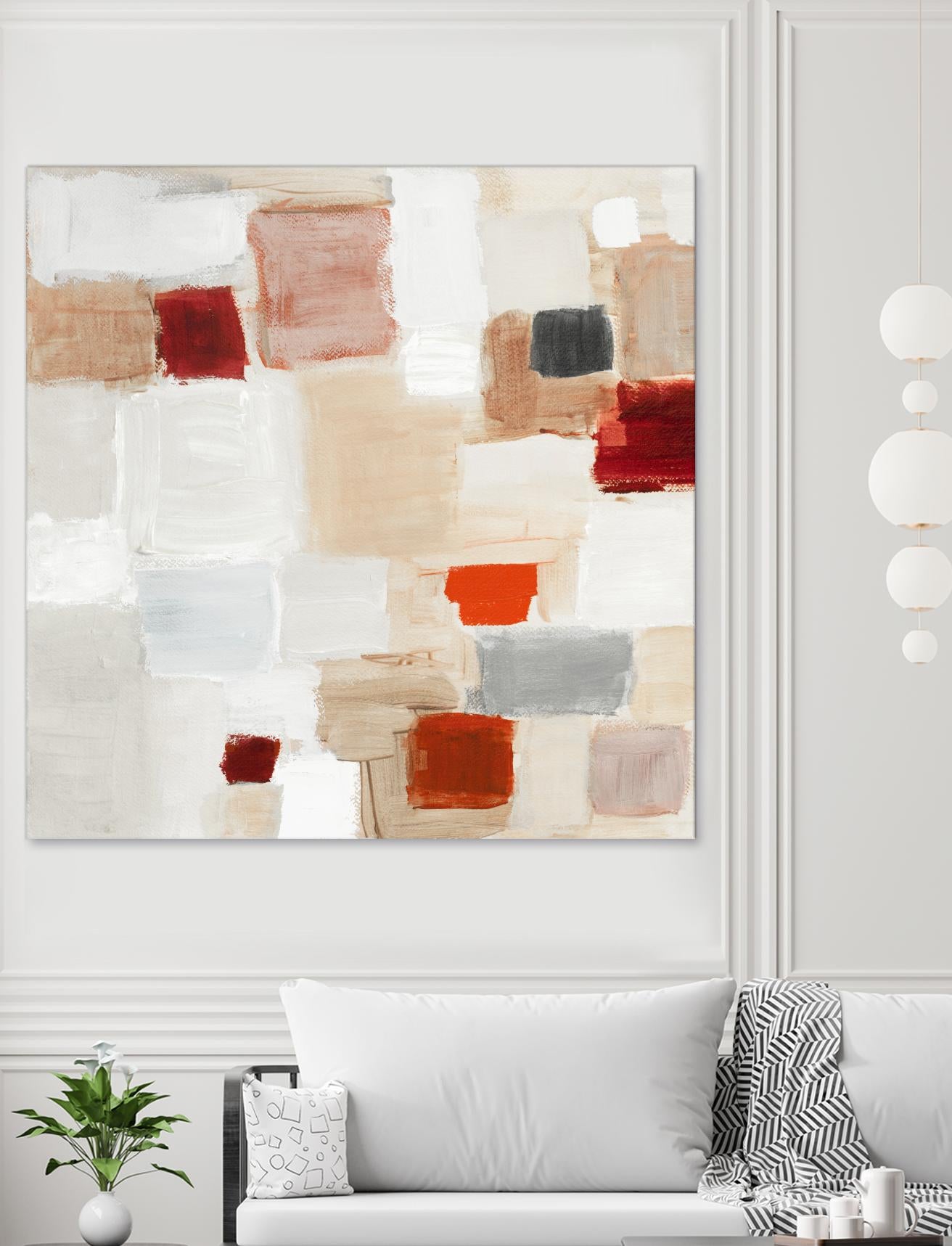 A Cool Moment in Time I by Lanie Loreth on GIANT ART - white abstract