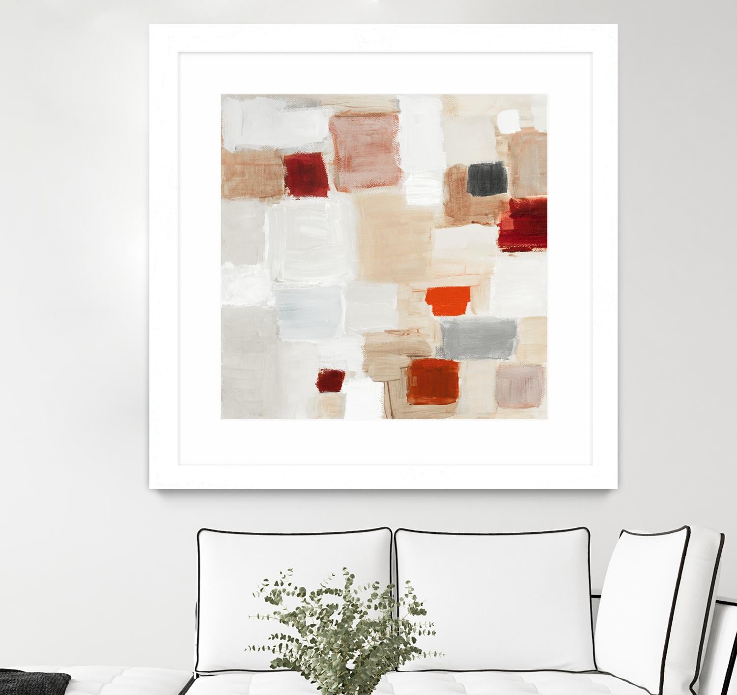 A Cool Moment in Time I by Lanie Loreth on GIANT ART - white abstract