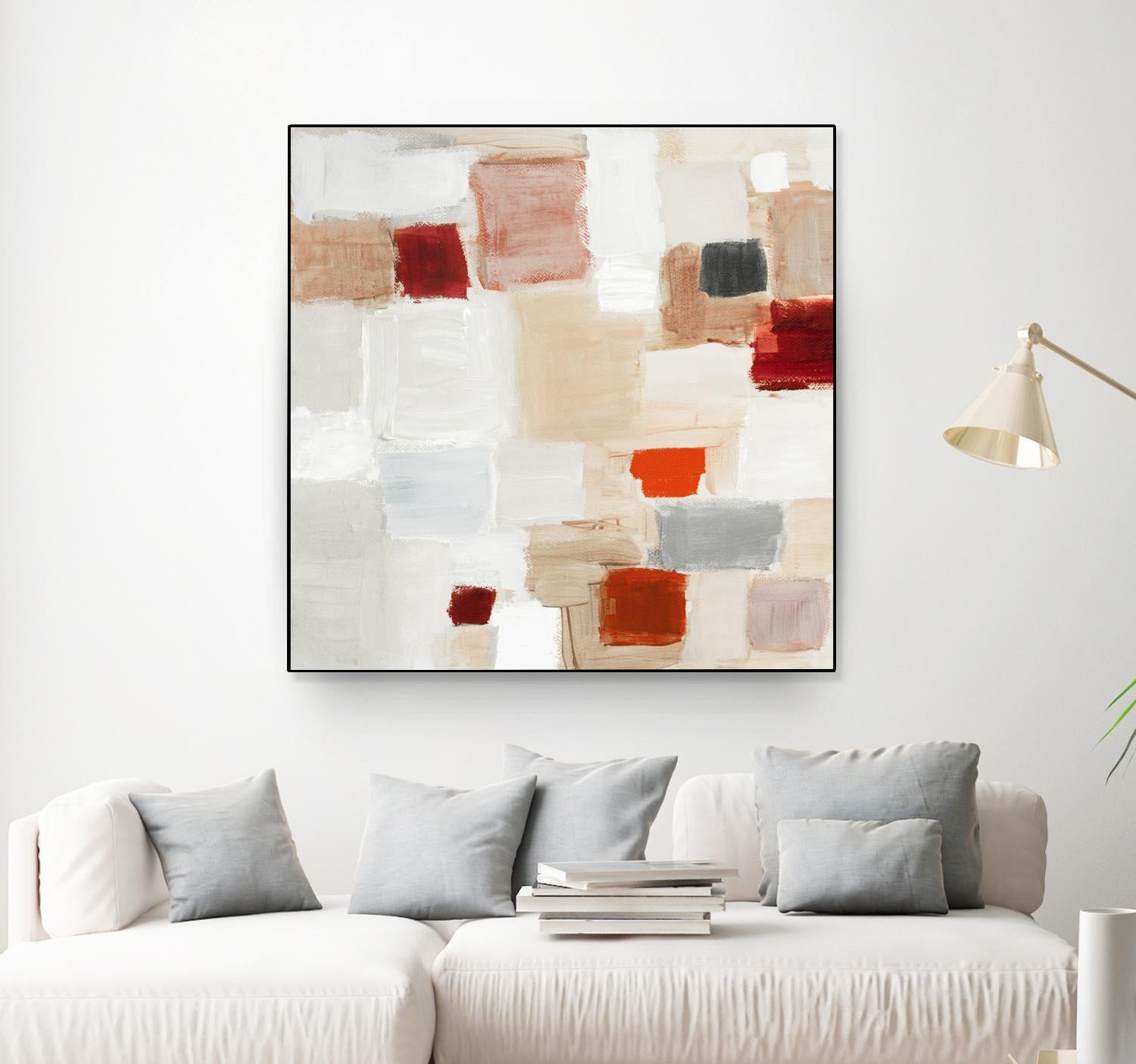 A Cool Moment in Time I by Lanie Loreth on GIANT ART - white abstract