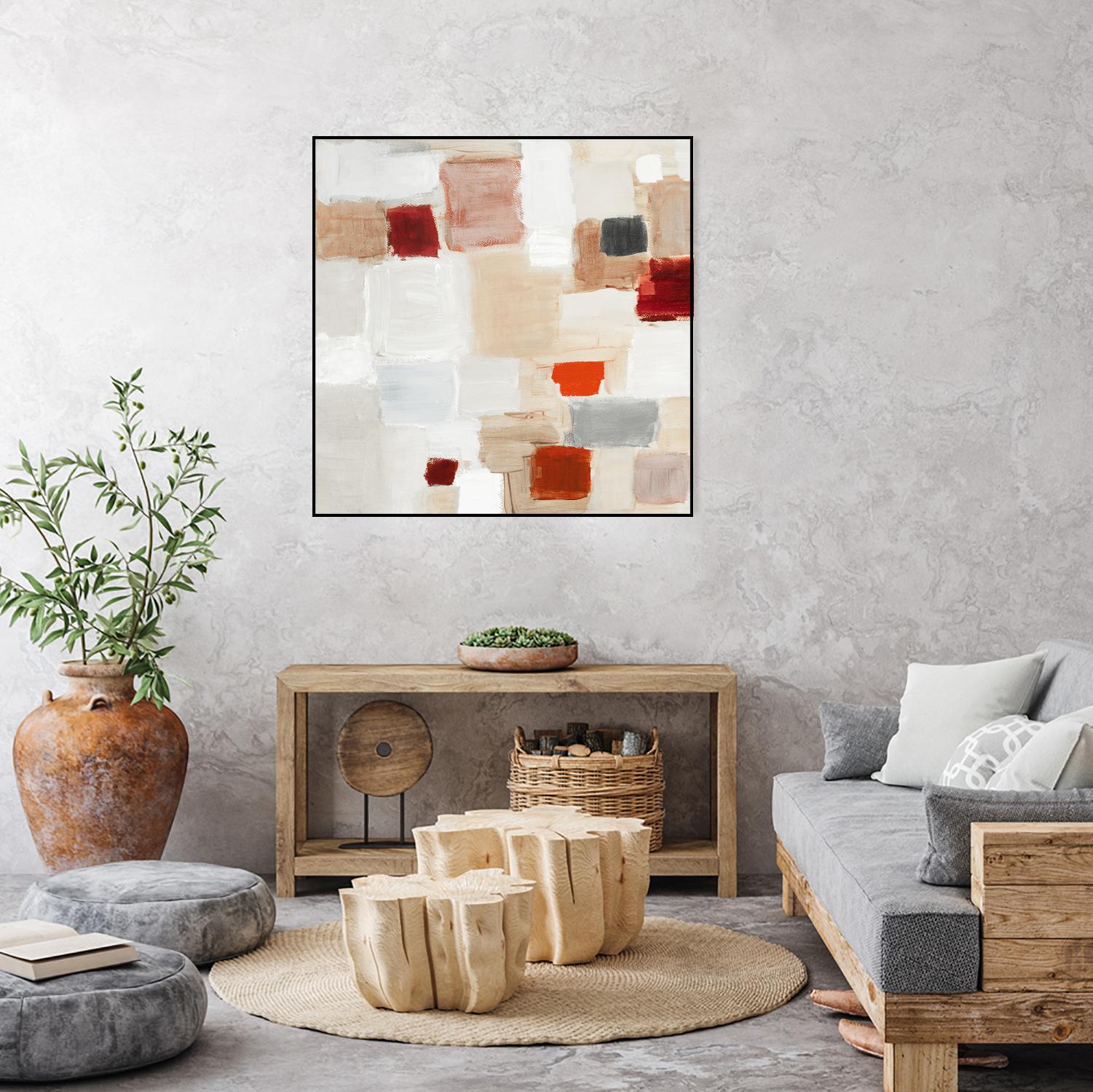 A Cool Moment in Time I by Lanie Loreth on GIANT ART - white abstract