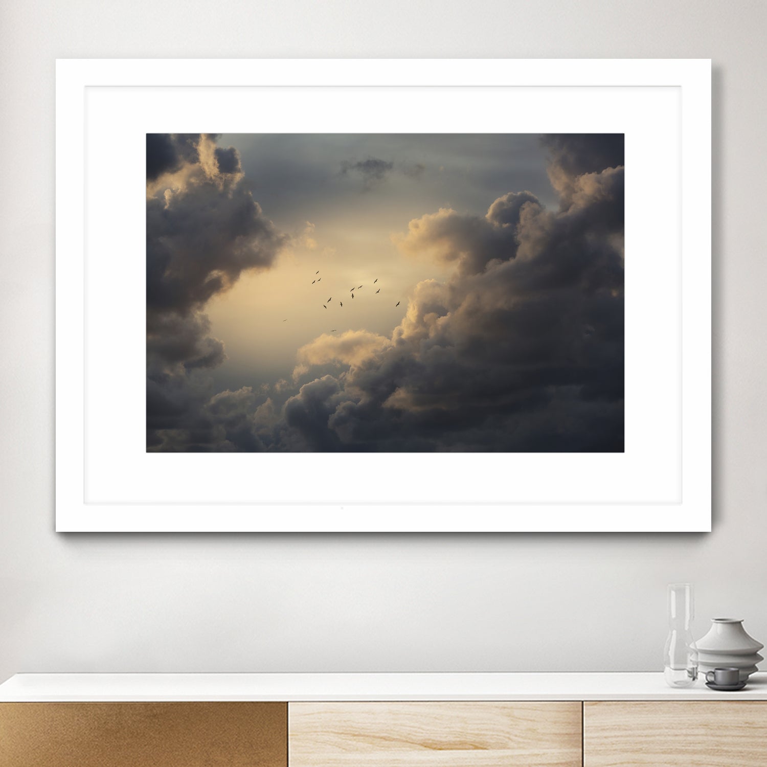 Soaring High Above by Thomas Tepstad Berge on GIANT ART - clouds photography clouds