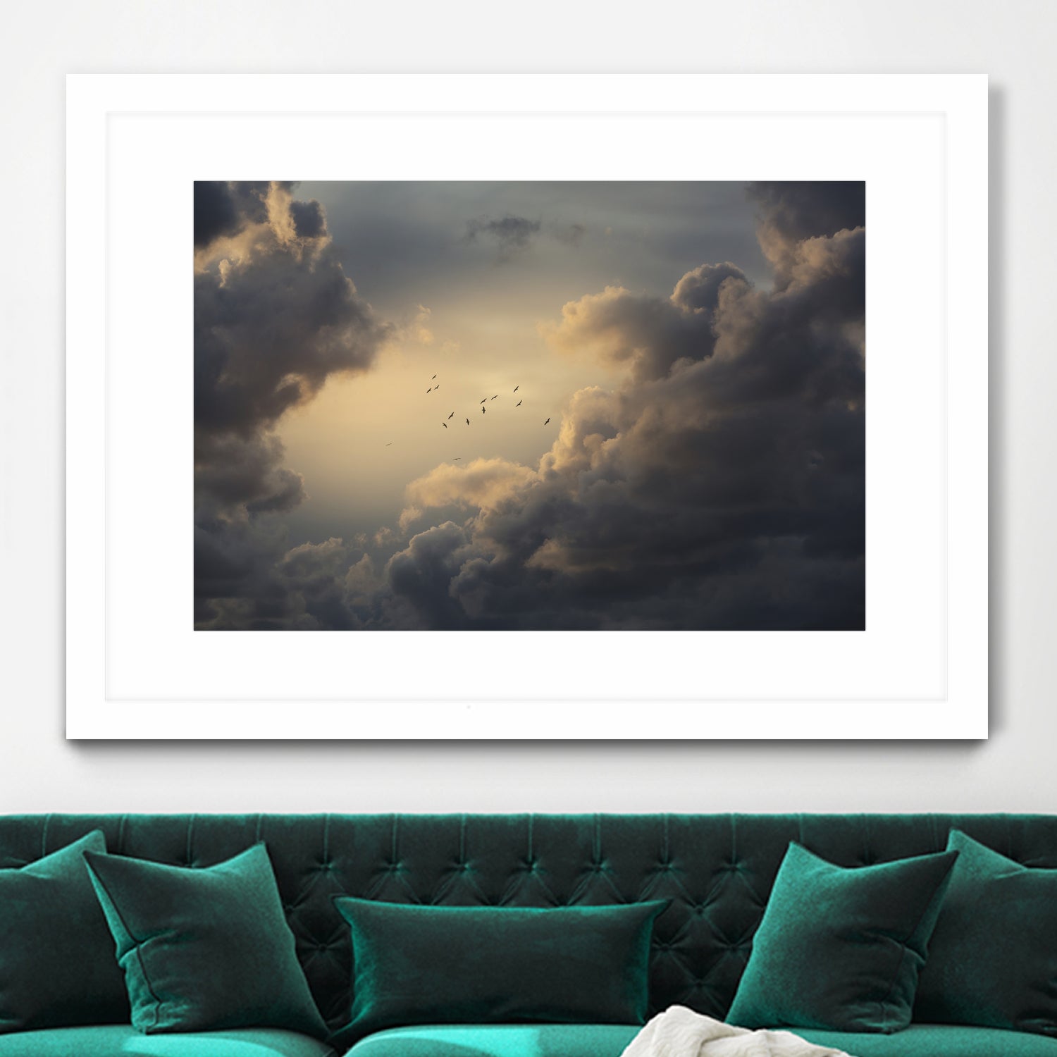 Soaring High Above by Thomas Tepstad Berge on GIANT ART - clouds photography clouds