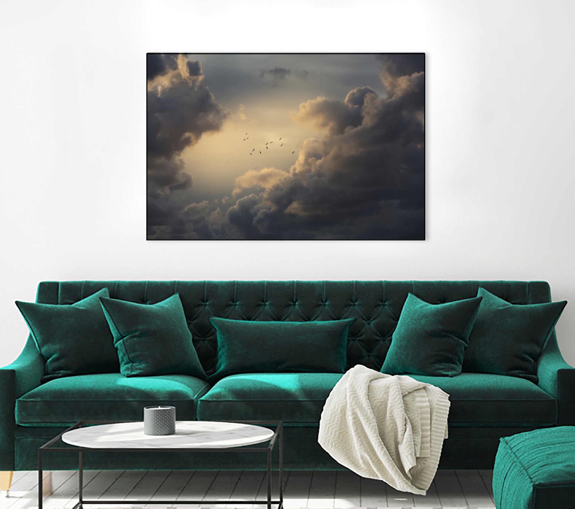 Soaring High Above by Thomas Tepstad Berge on GIANT ART - clouds photography clouds