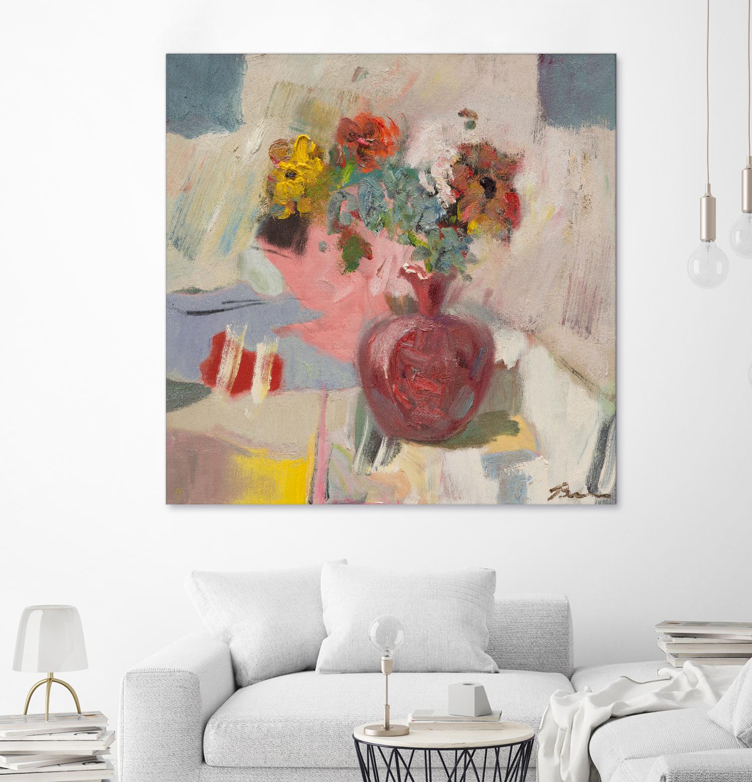 Candy Apple by Bradford Brenner on GIANT ART - pink florals