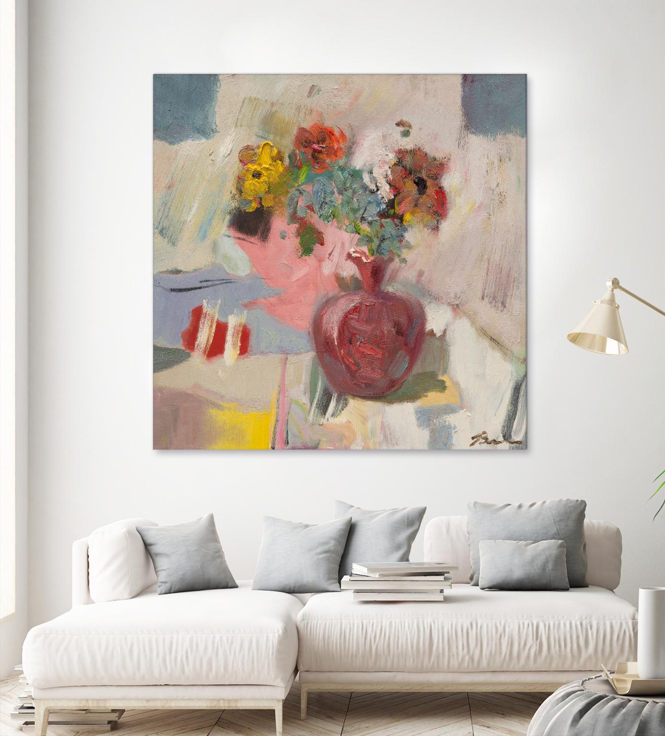 Candy Apple by Bradford Brenner on GIANT ART - pink florals