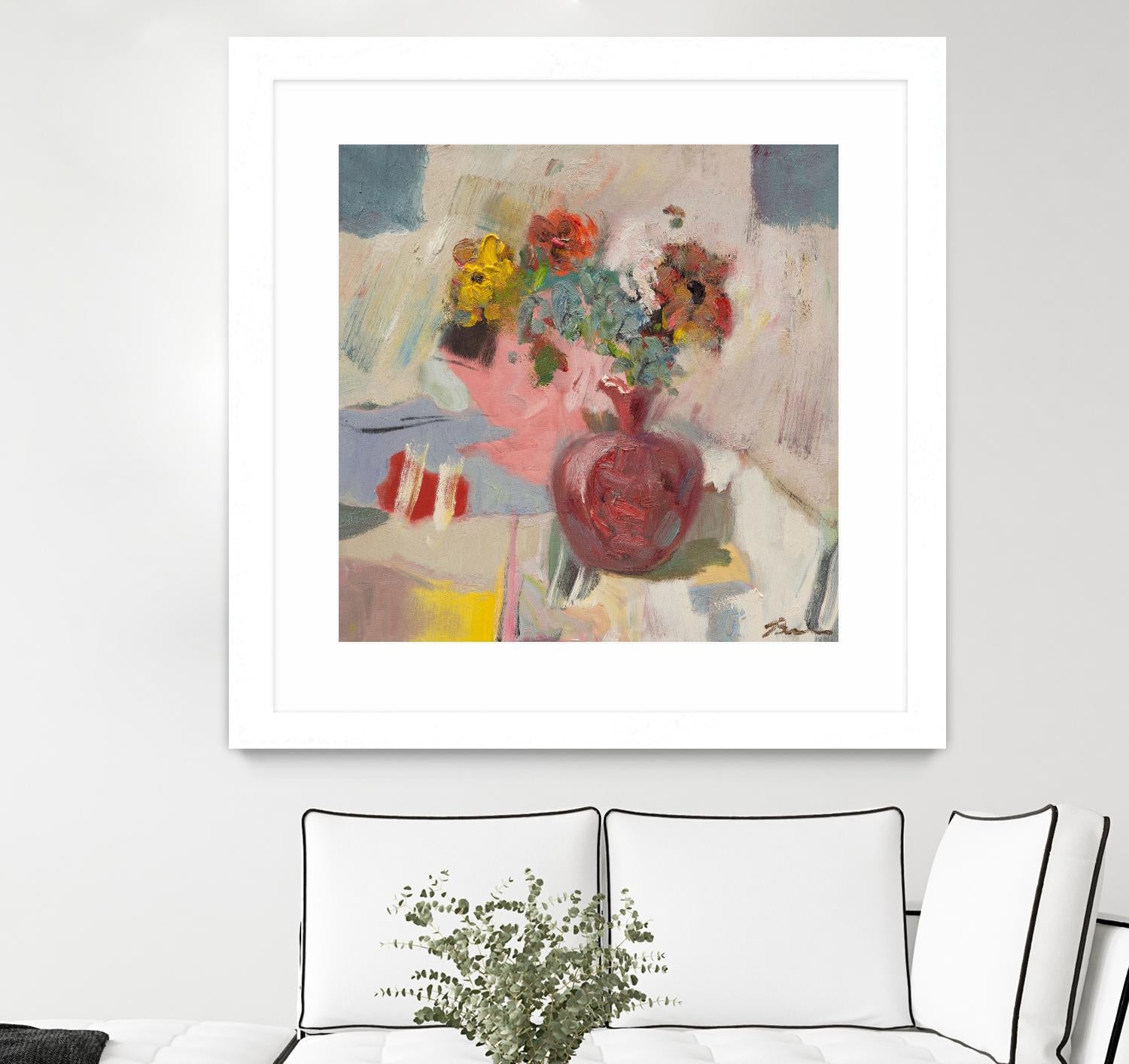 Candy Apple by Bradford Brenner on GIANT ART - pink florals