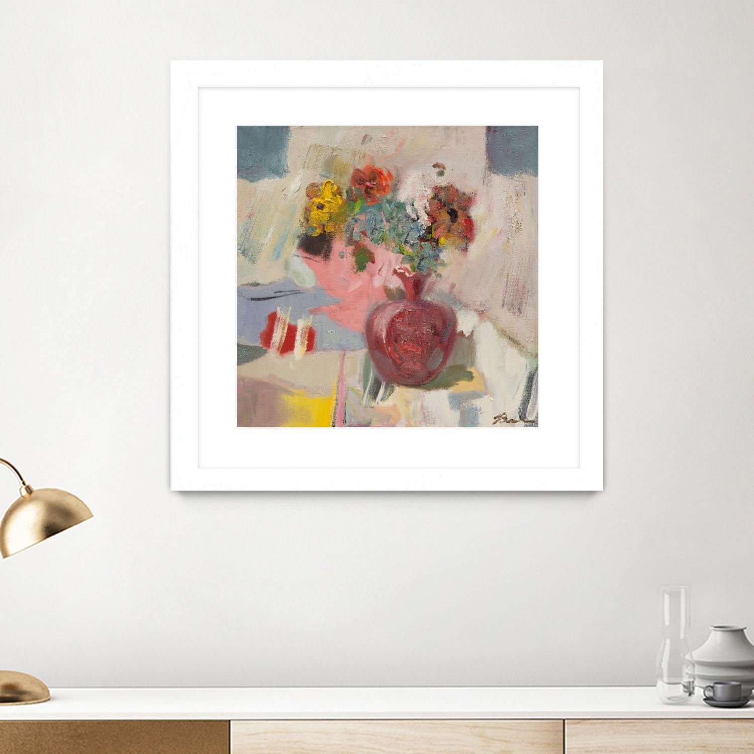 Candy Apple by Bradford Brenner on GIANT ART - pink florals