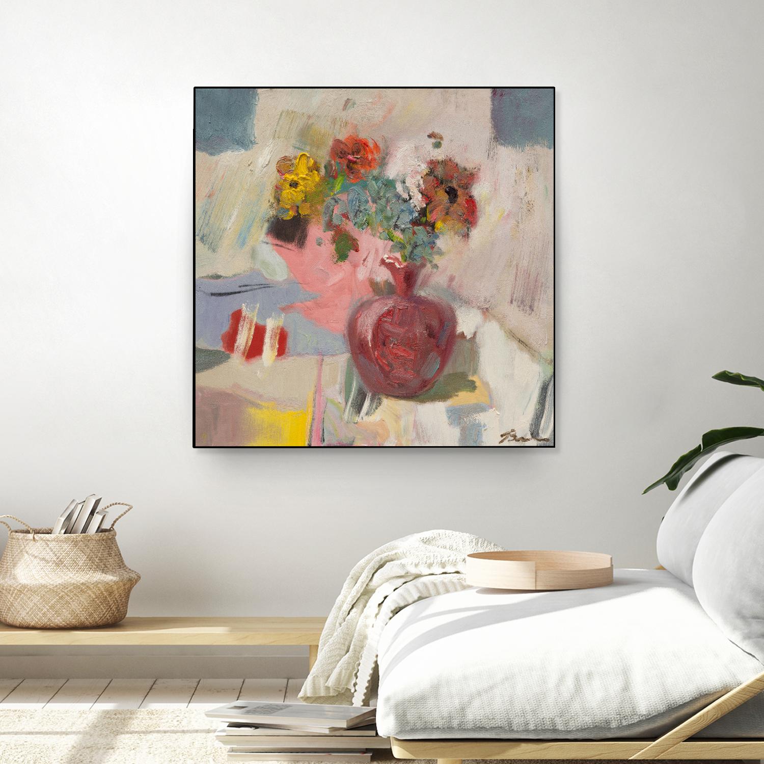 Candy Apple by Bradford Brenner on GIANT ART - pink florals