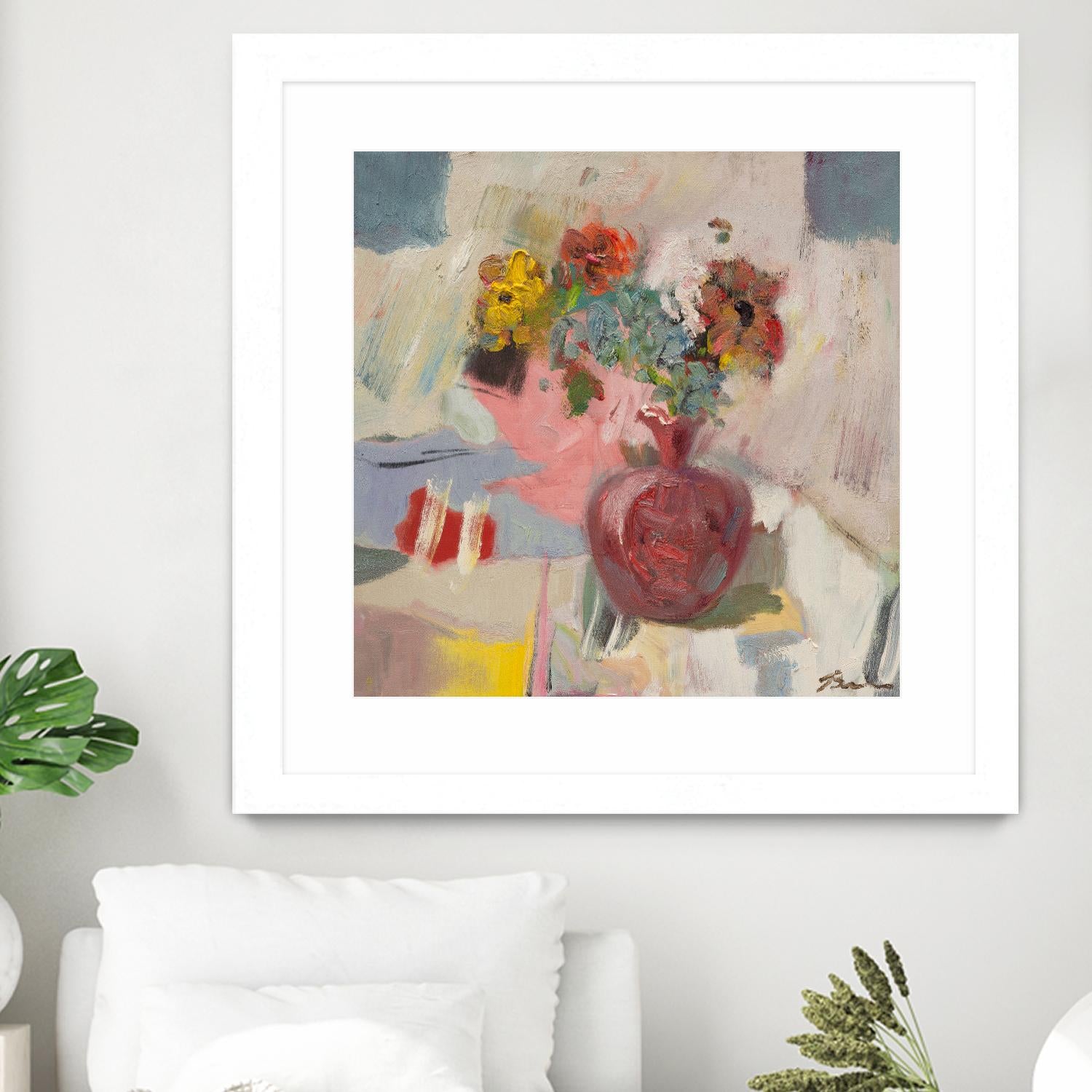 Candy Apple by Bradford Brenner on GIANT ART - pink florals