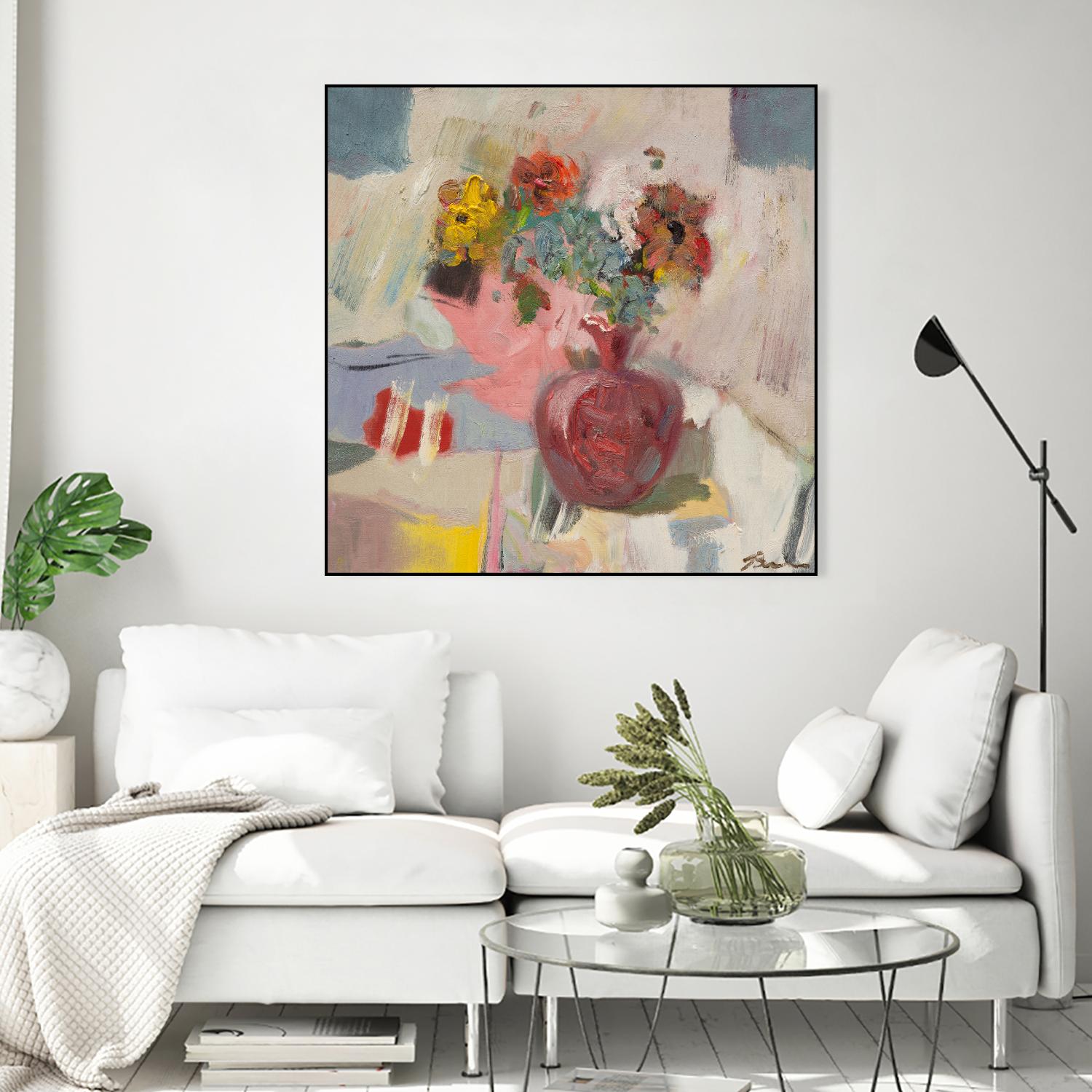 Candy Apple by Bradford Brenner on GIANT ART - pink florals