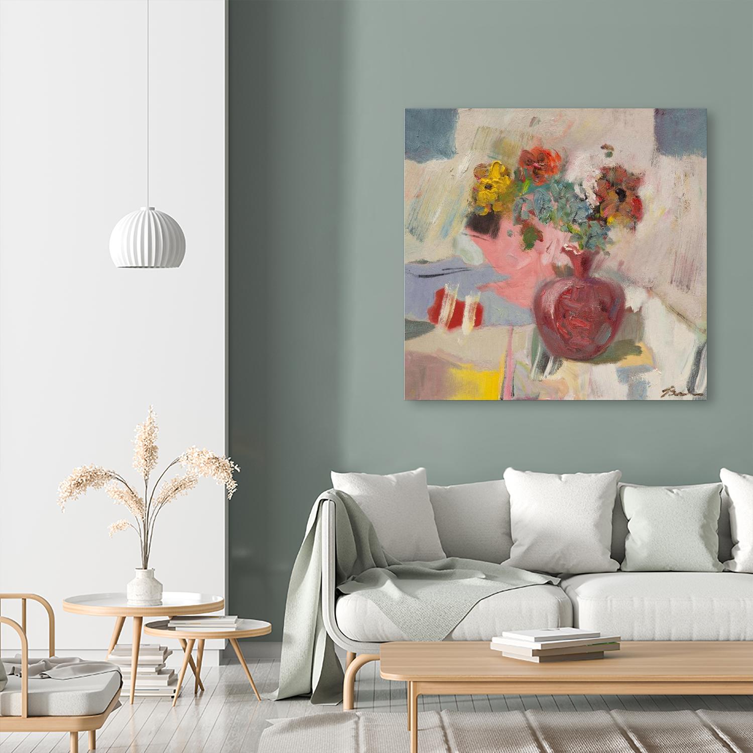 Candy Apple by Bradford Brenner on GIANT ART - pink florals