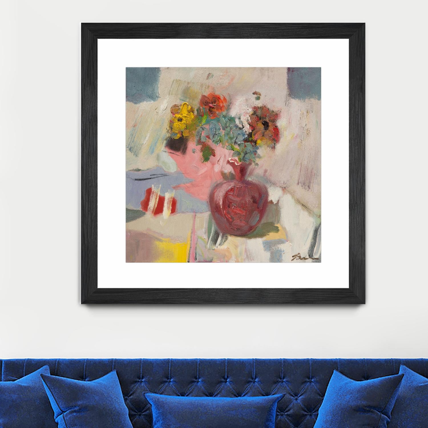 Candy Apple by Bradford Brenner on GIANT ART - pink florals