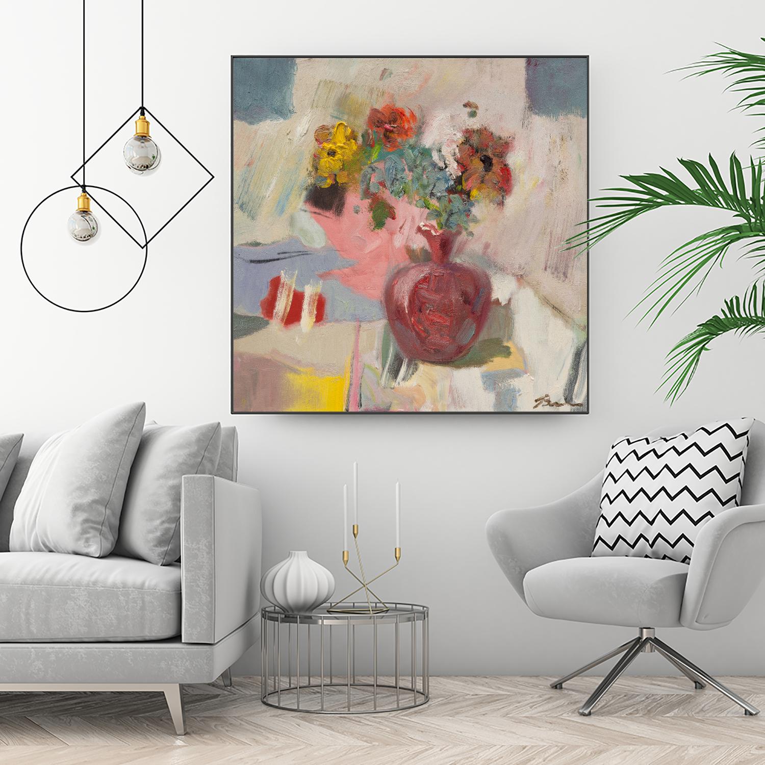 Candy Apple by Bradford Brenner on GIANT ART - pink florals