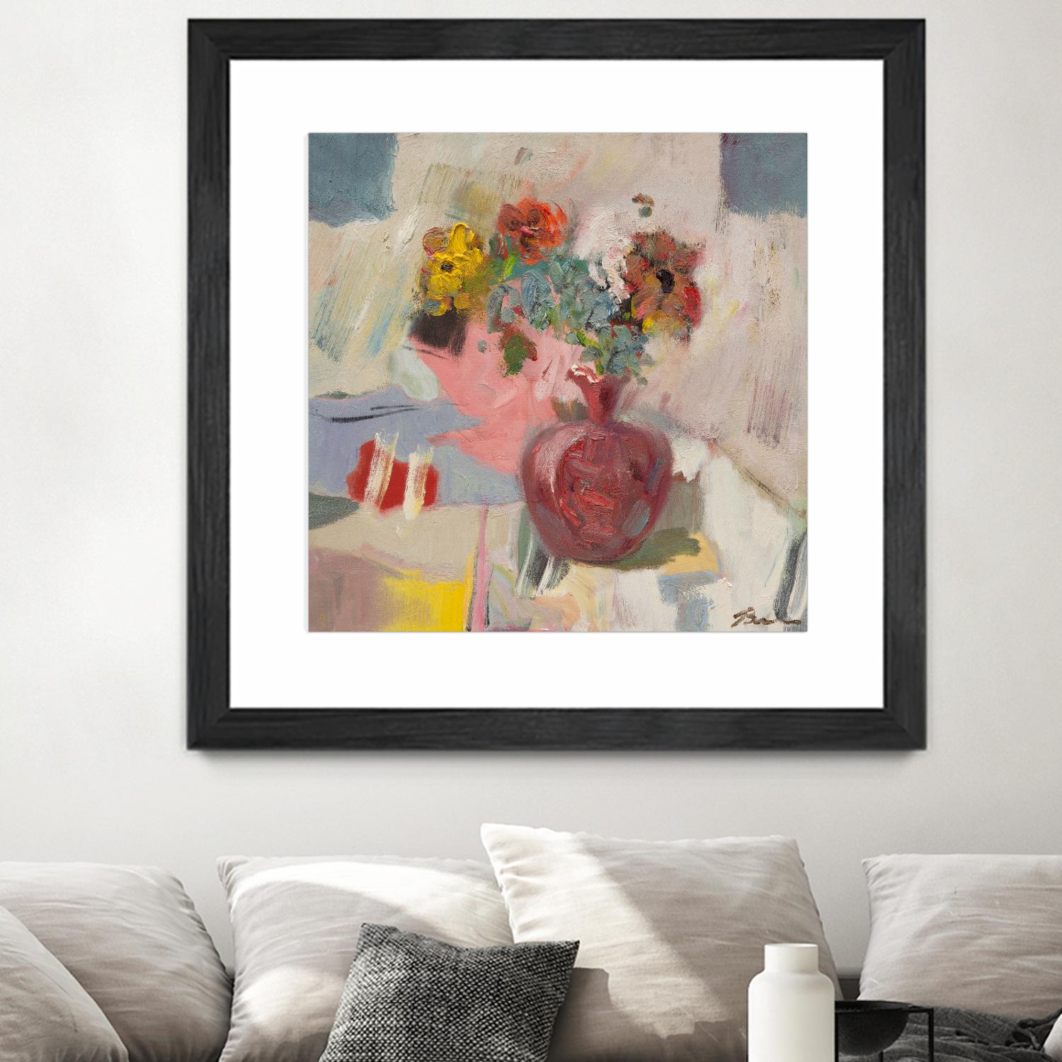 Candy Apple by Bradford Brenner on GIANT ART - pink florals