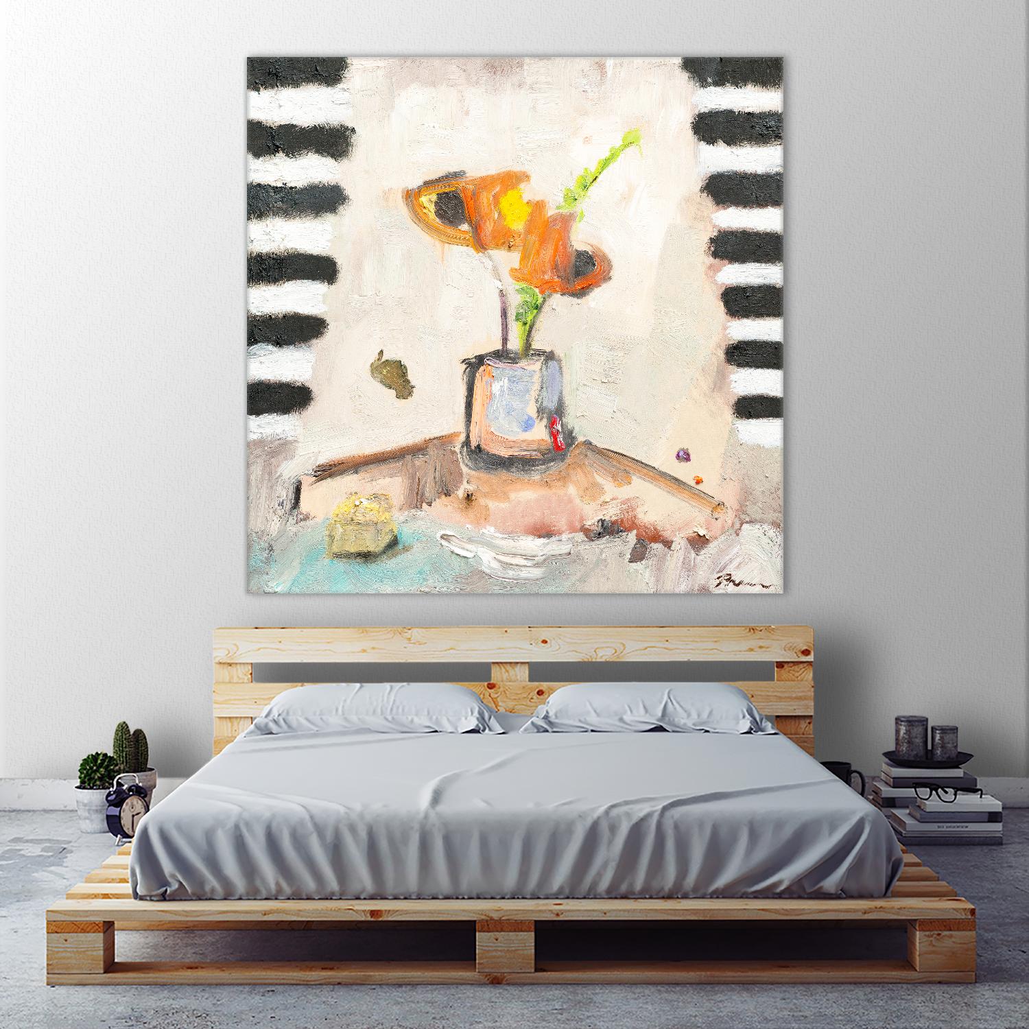 Check Mate by Bradford Brenner on GIANT ART - neutrals floral & still life