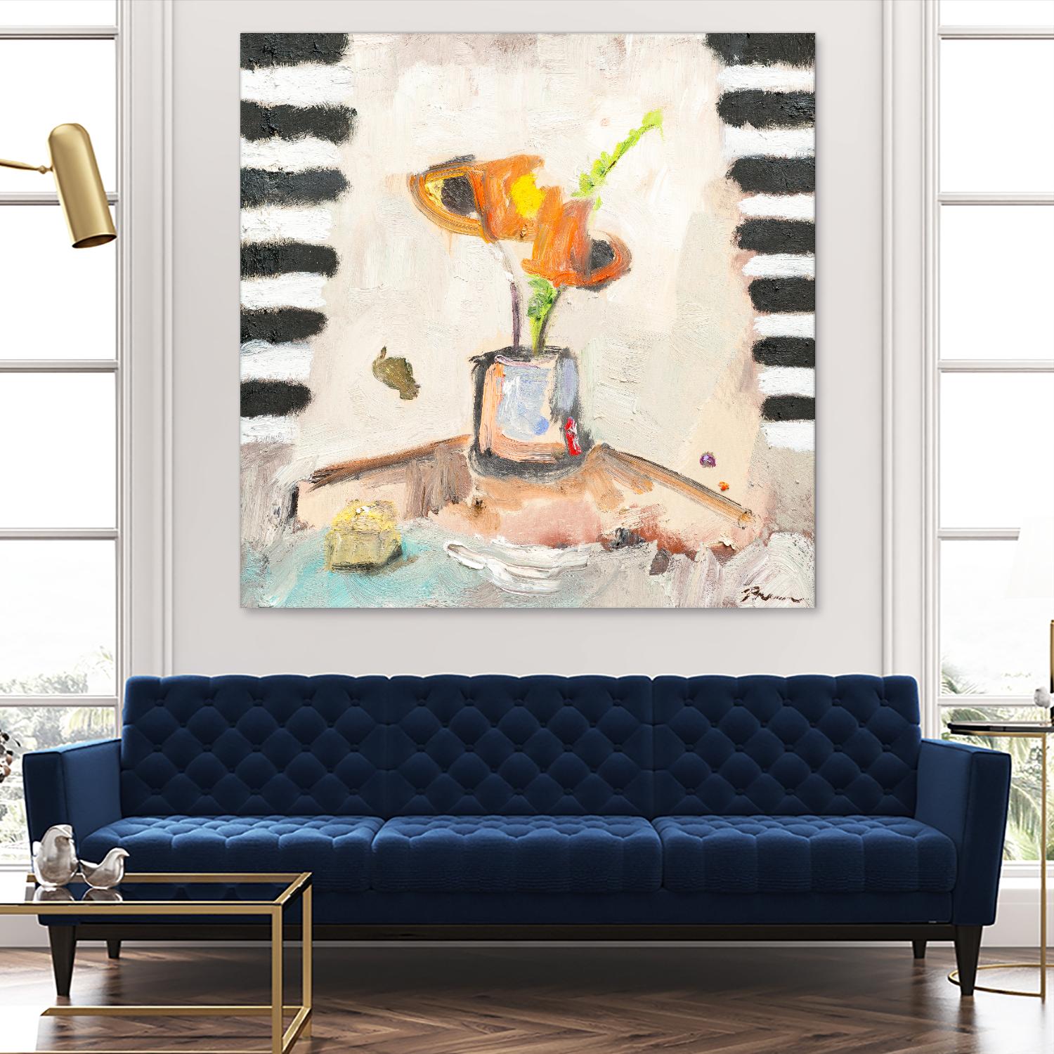 Check Mate by Bradford Brenner on GIANT ART - neutrals floral & still life