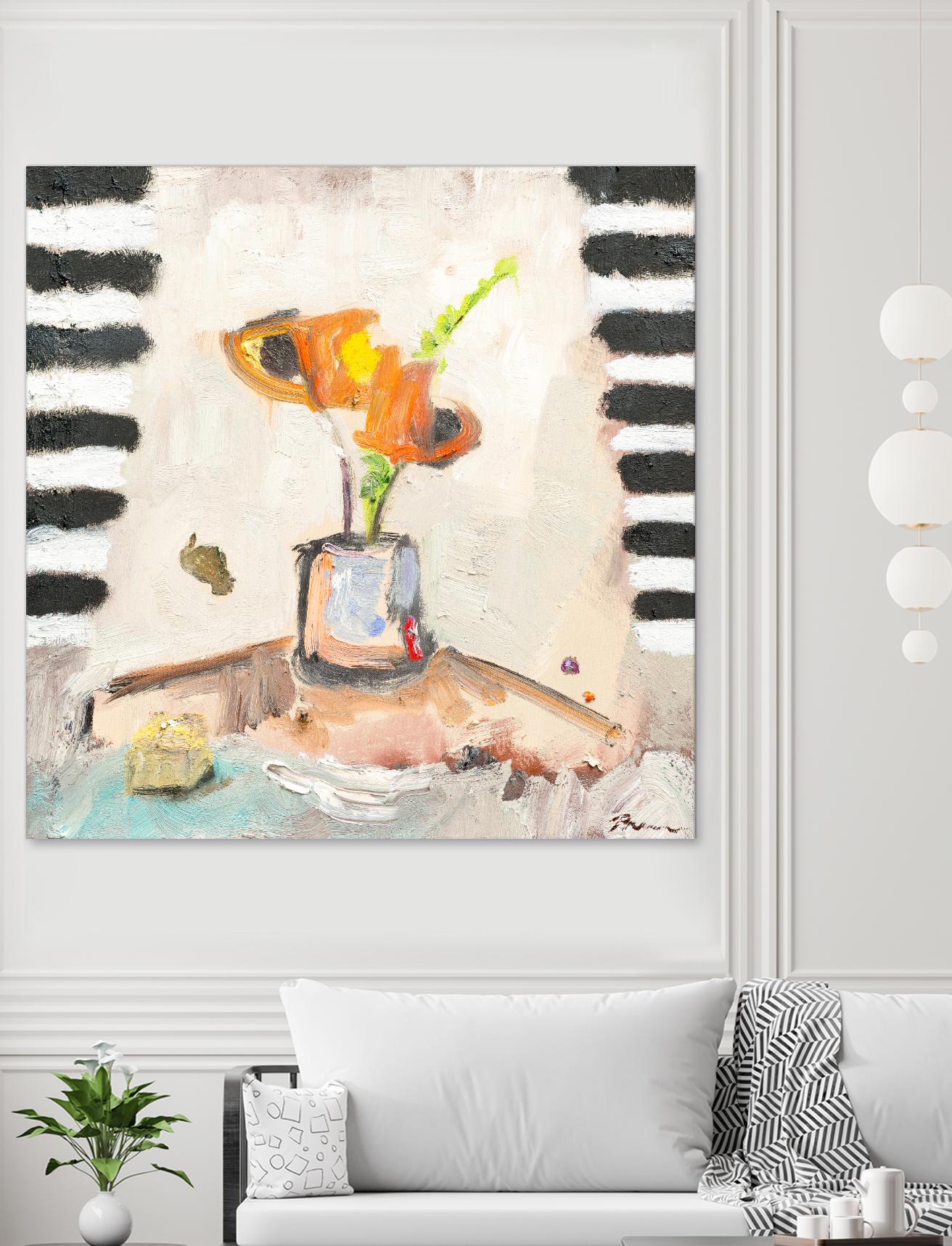 Check Mate by Bradford Brenner on GIANT ART - neutrals floral & still life