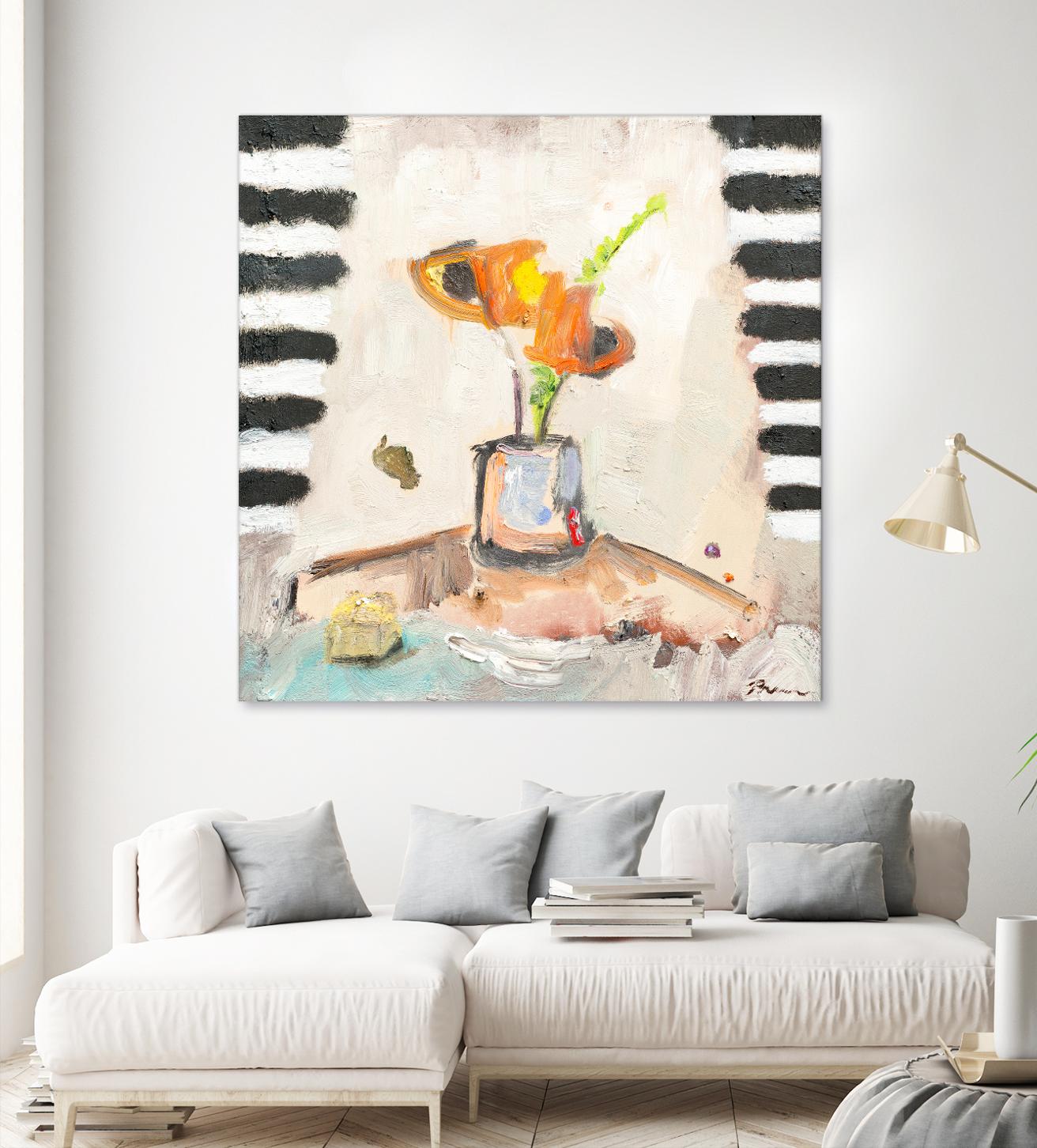 Check Mate by Bradford Brenner on GIANT ART - neutrals floral & still life