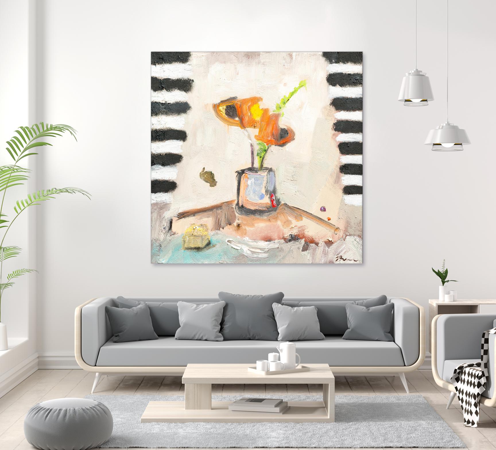 Check Mate by Bradford Brenner on GIANT ART - neutrals floral & still life