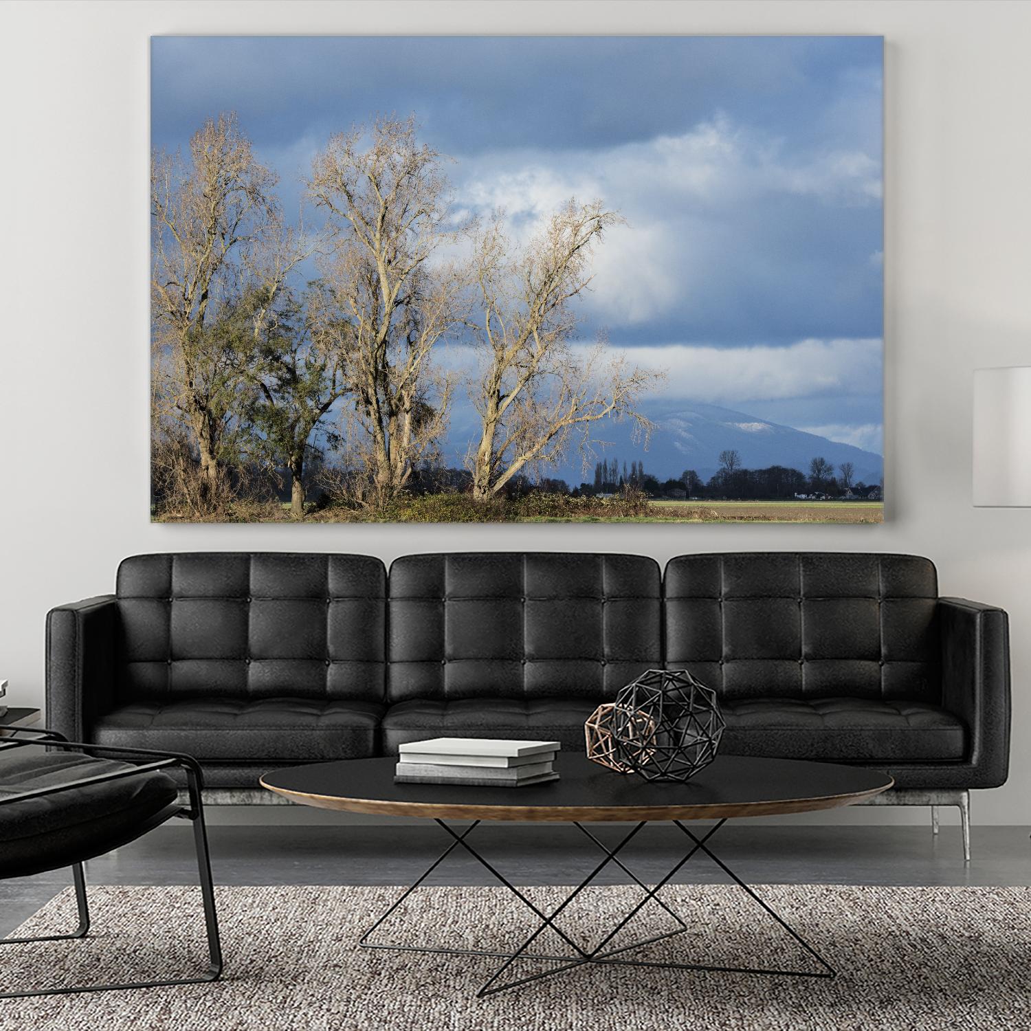 Almost Spring by Nancy Crowell on GIANT ART - beige landscape