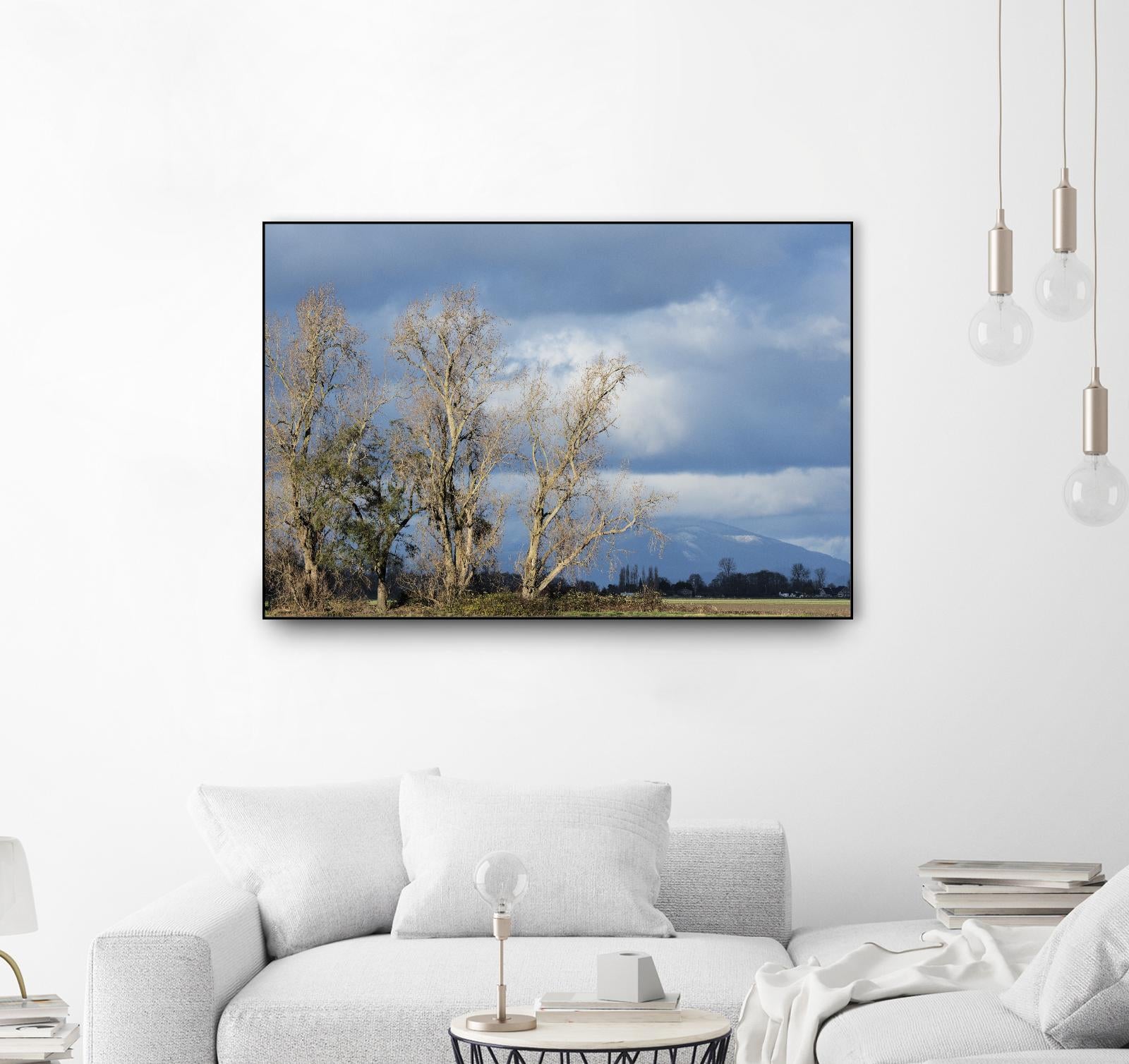 Almost Spring by Nancy Crowell on GIANT ART - beige landscape