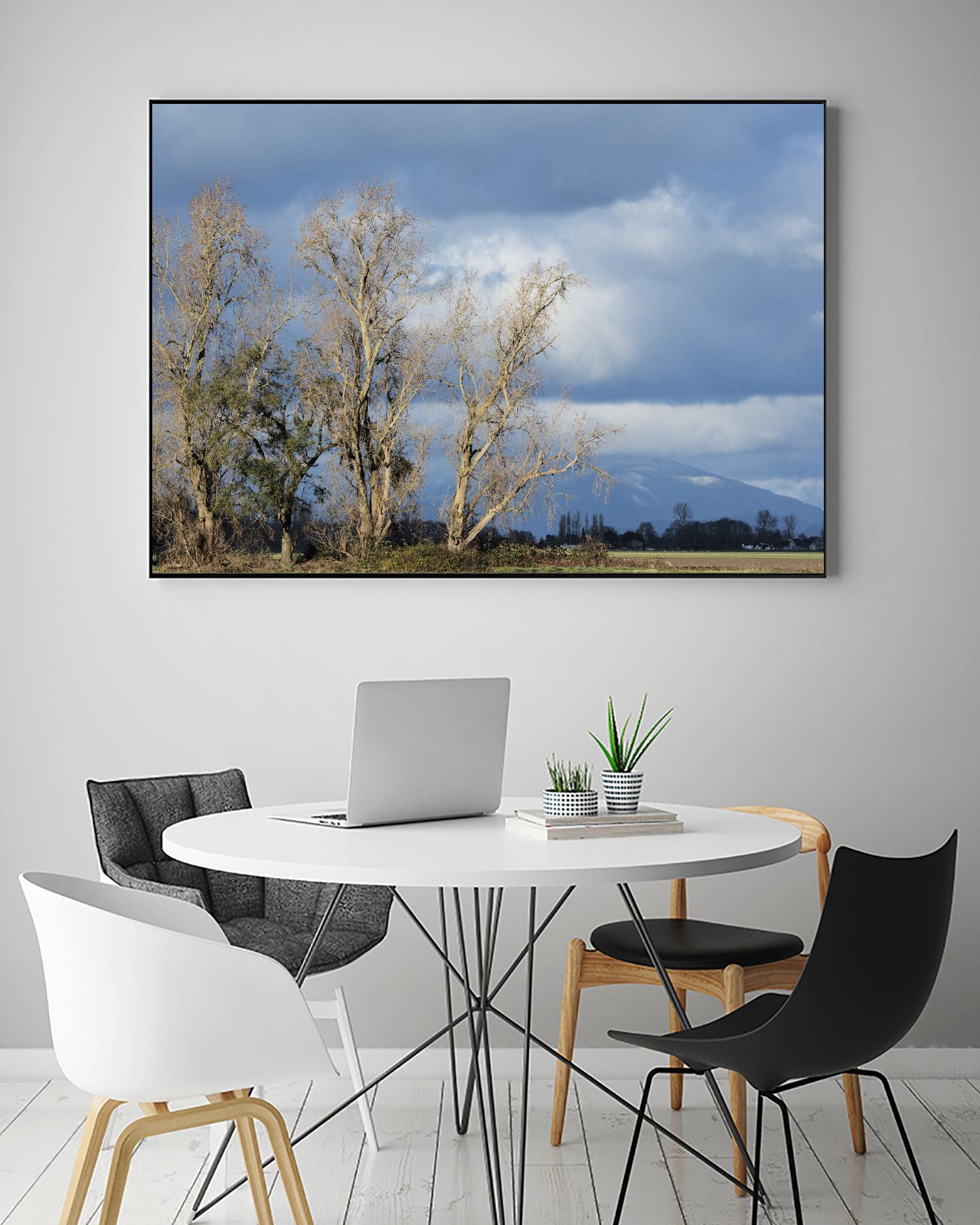 Almost Spring by Nancy Crowell on GIANT ART - beige landscape