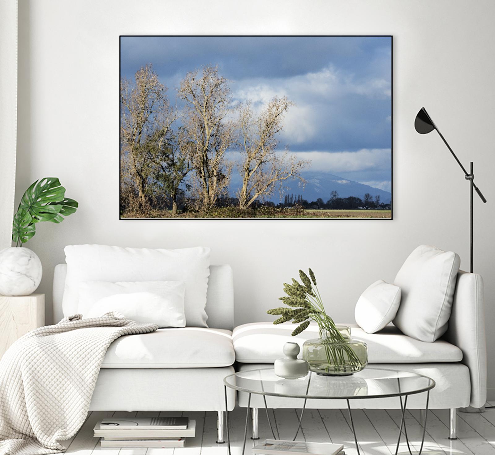 Almost Spring by Nancy Crowell on GIANT ART - beige landscape