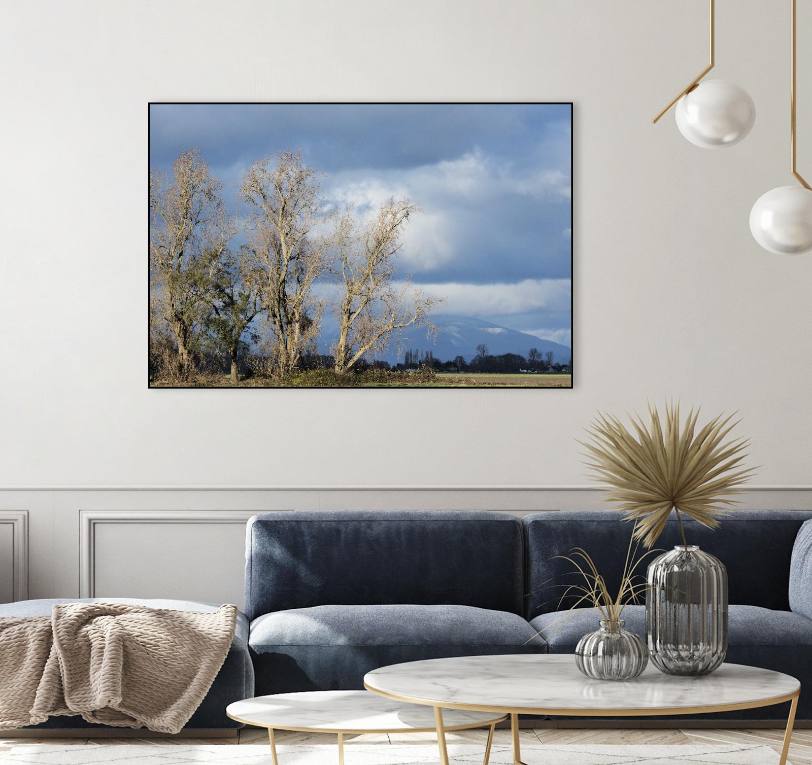 Almost Spring by Nancy Crowell on GIANT ART - beige landscape