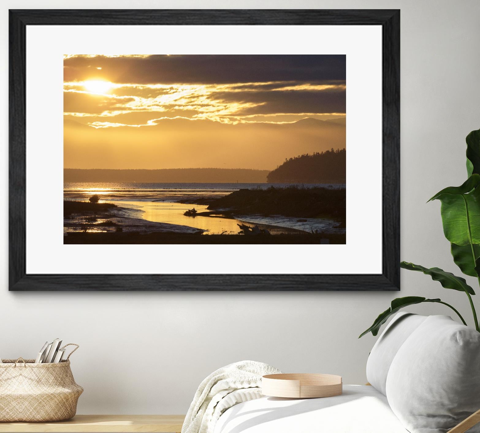 Warm Glow II by Nancy Crowell on GIANT ART - beige landscape