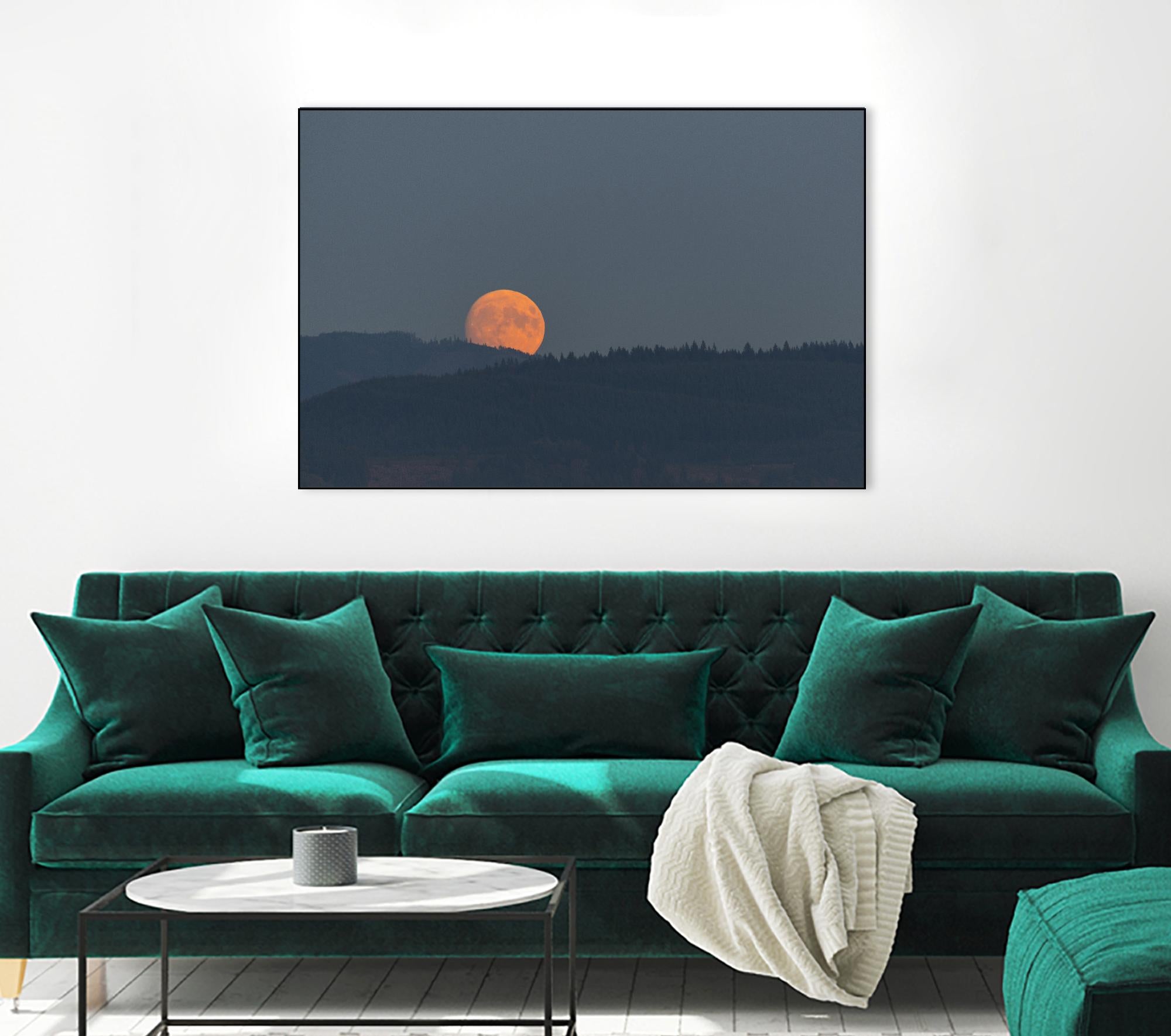 Harvest Moon by Nancy Crowell on GIANT ART - blues scenic